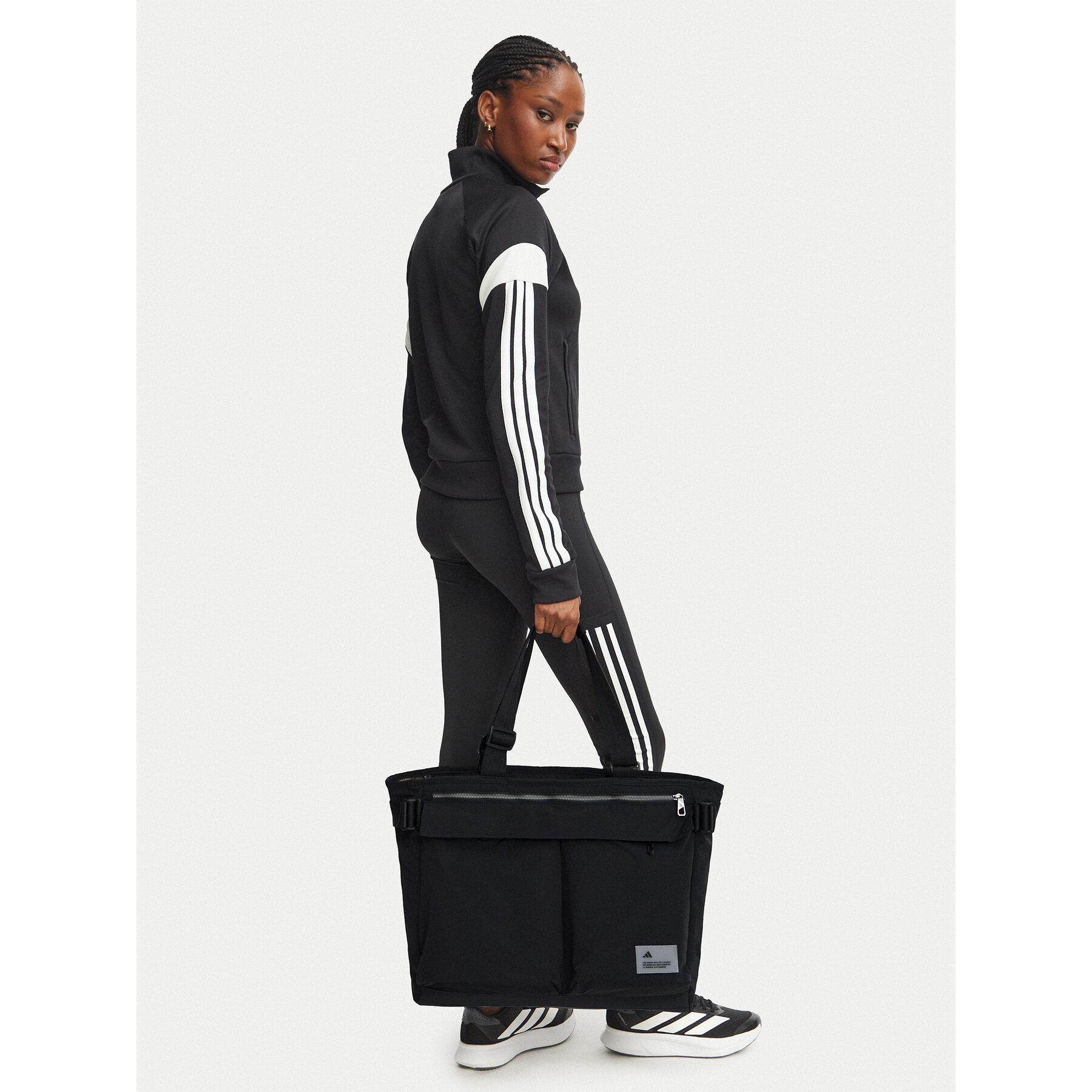 Torbica adidas City Tech Tote Bag KS2051 Crna