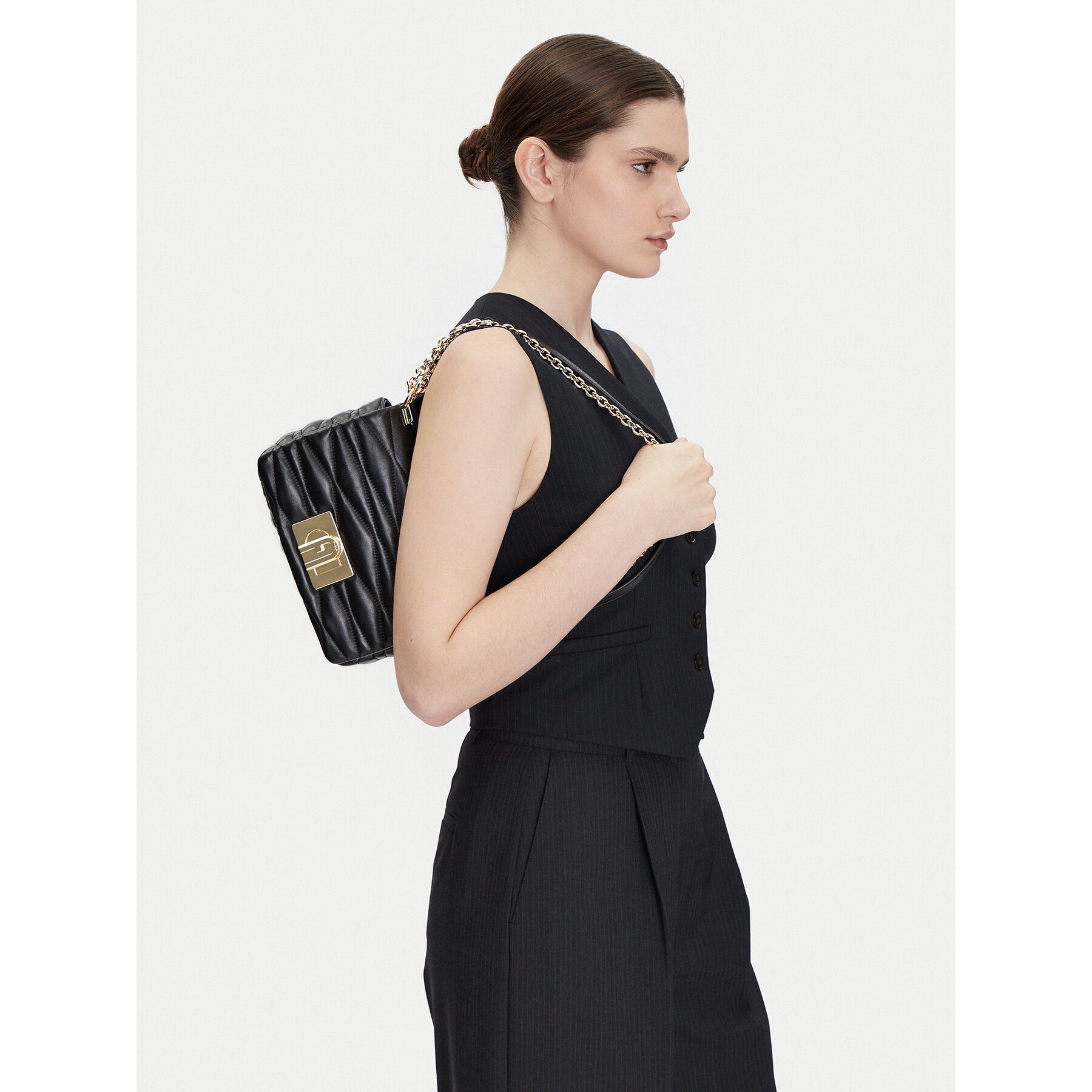 Ročna torba Furla WB01671 BX3221 O6000 Črna