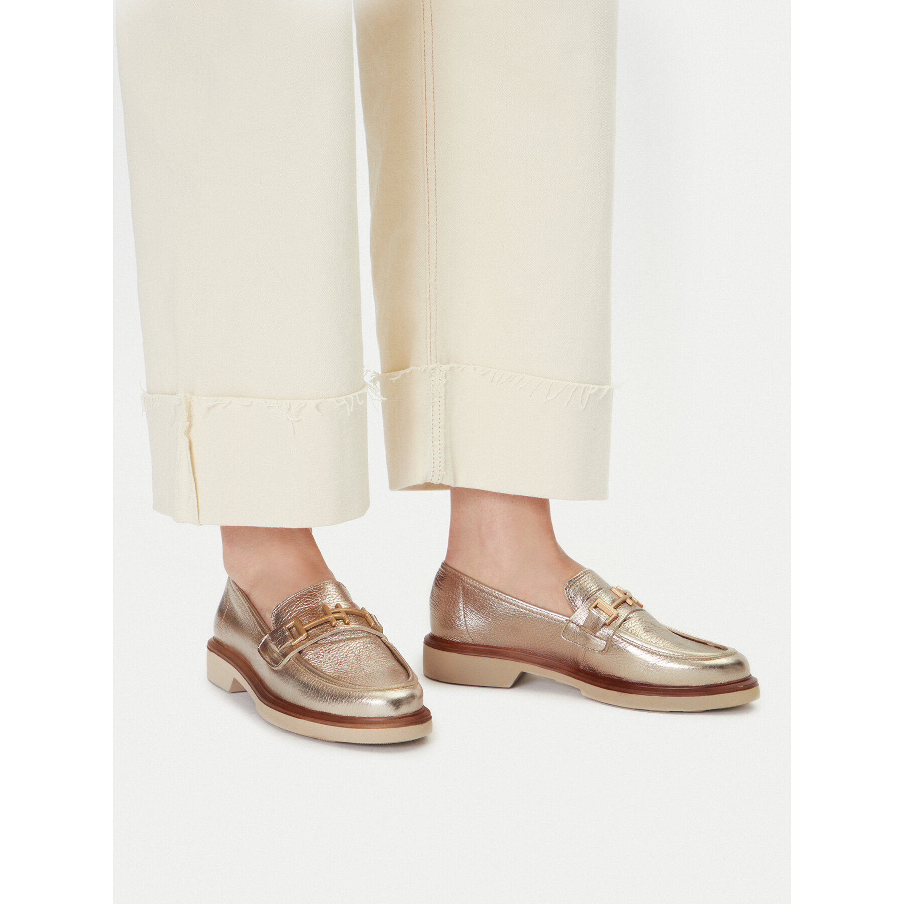 Loafers Hispanitas HV254066 Zlatá