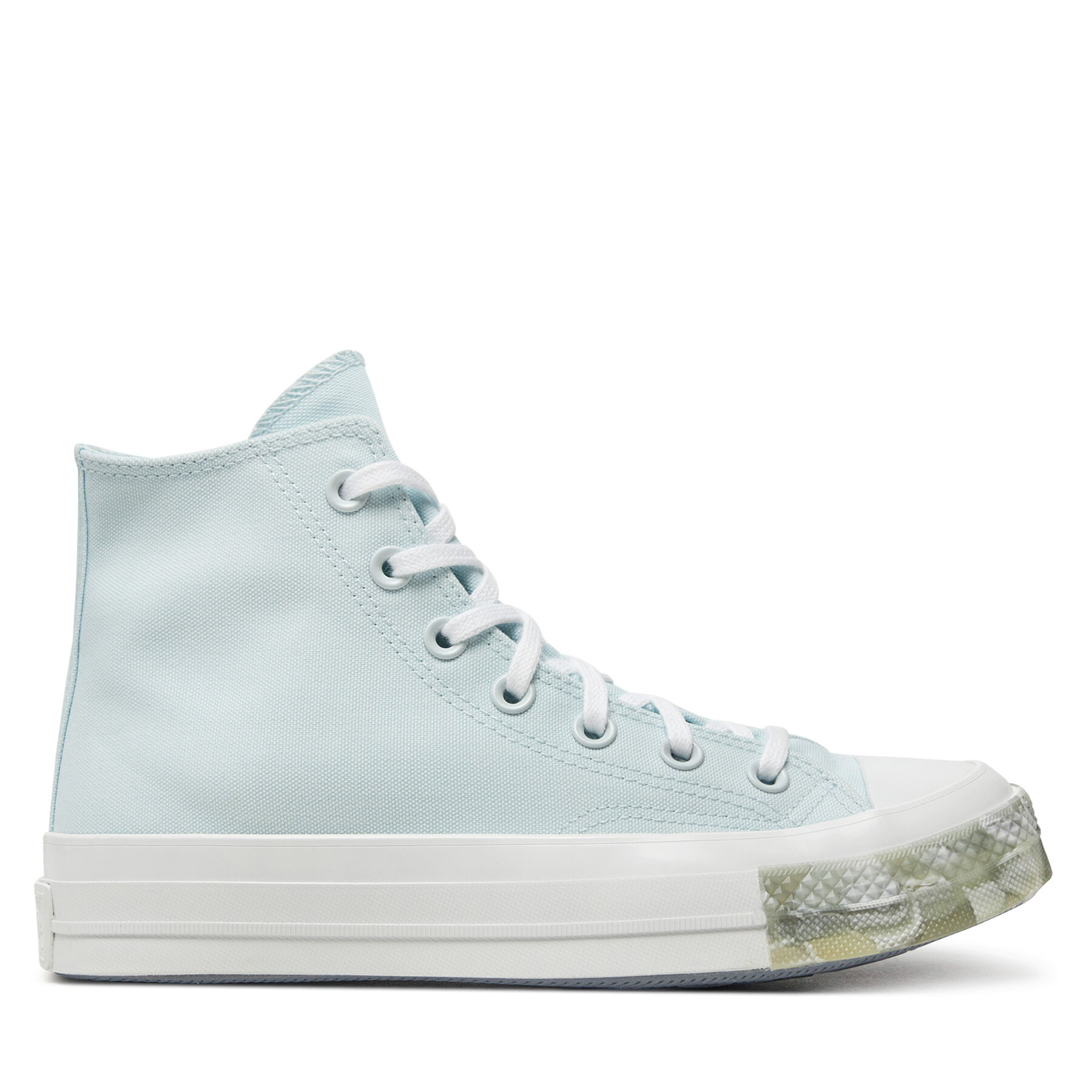 Converse Sneakers aus Stoff Chuck 70 Marbled Hi A03527C Blau