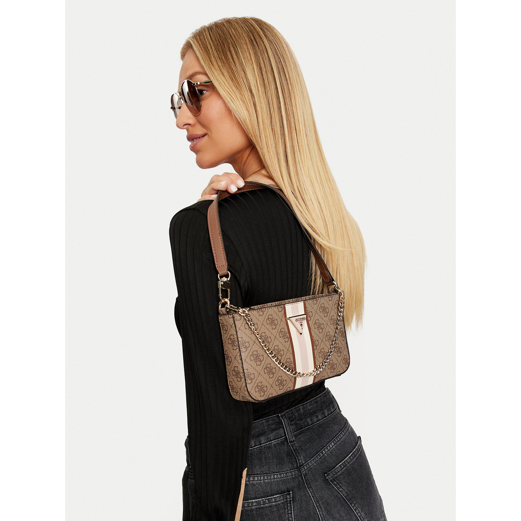 Handtasche Guess HWSS78 79720 Braun