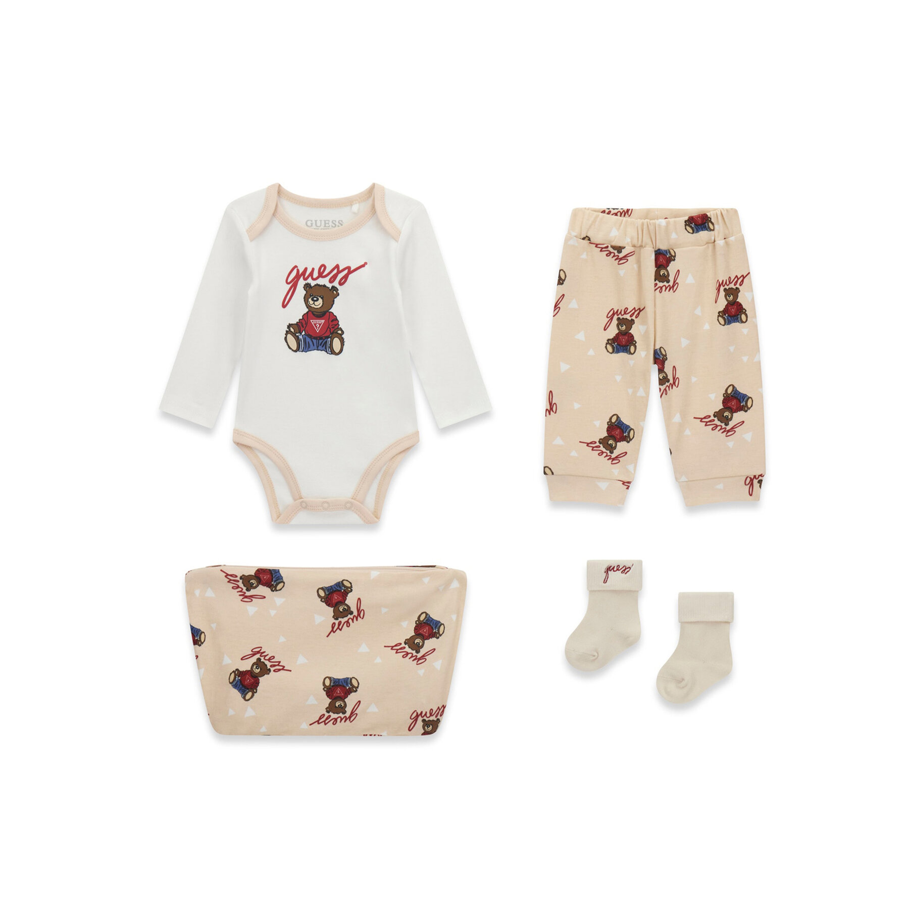 Guess Σετ παιδικό H6RW03 KA6W4 Μπεζ Regular Fit