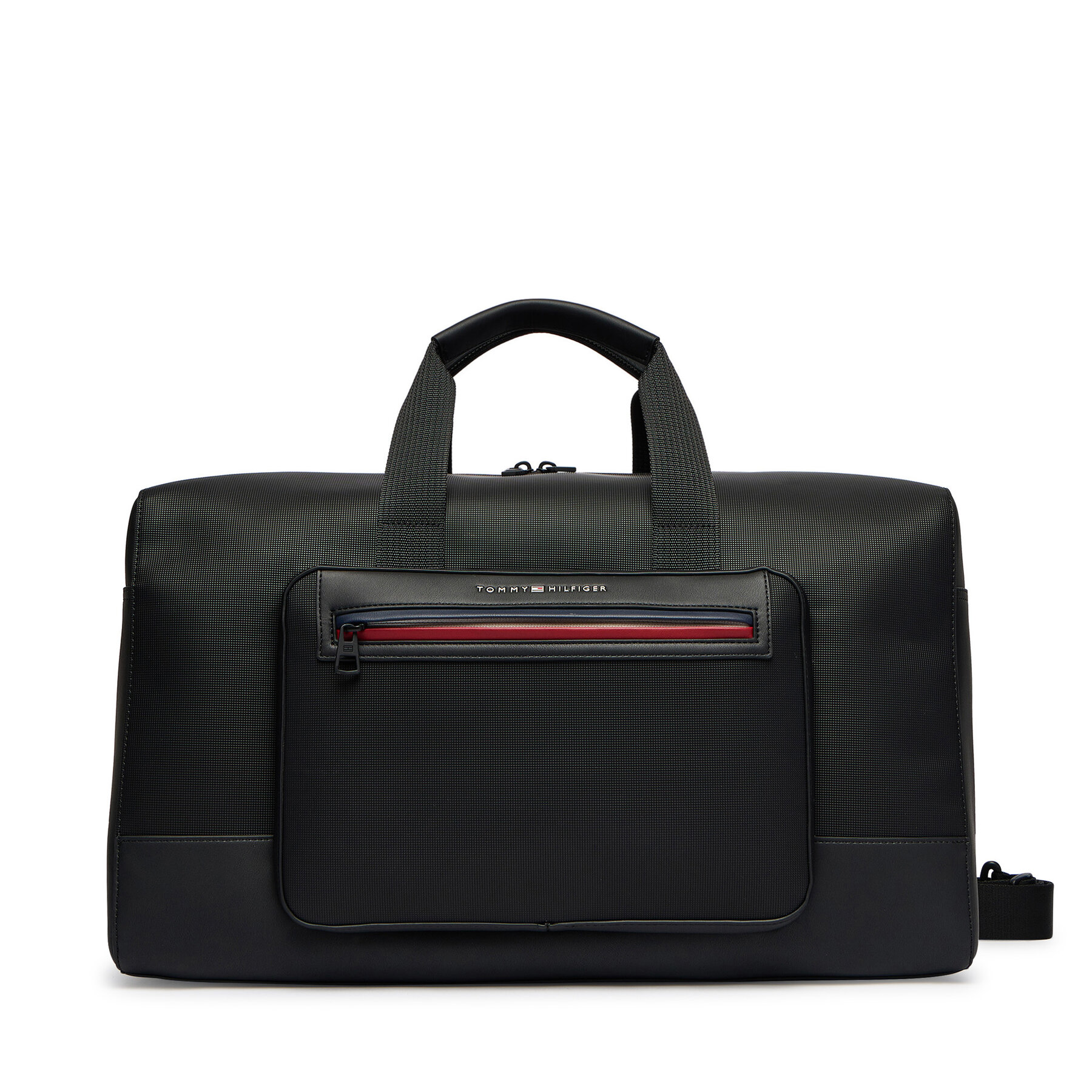 Geantă Tommy Hilfiger Th Foundation Duffle AM0AM14160 Negru