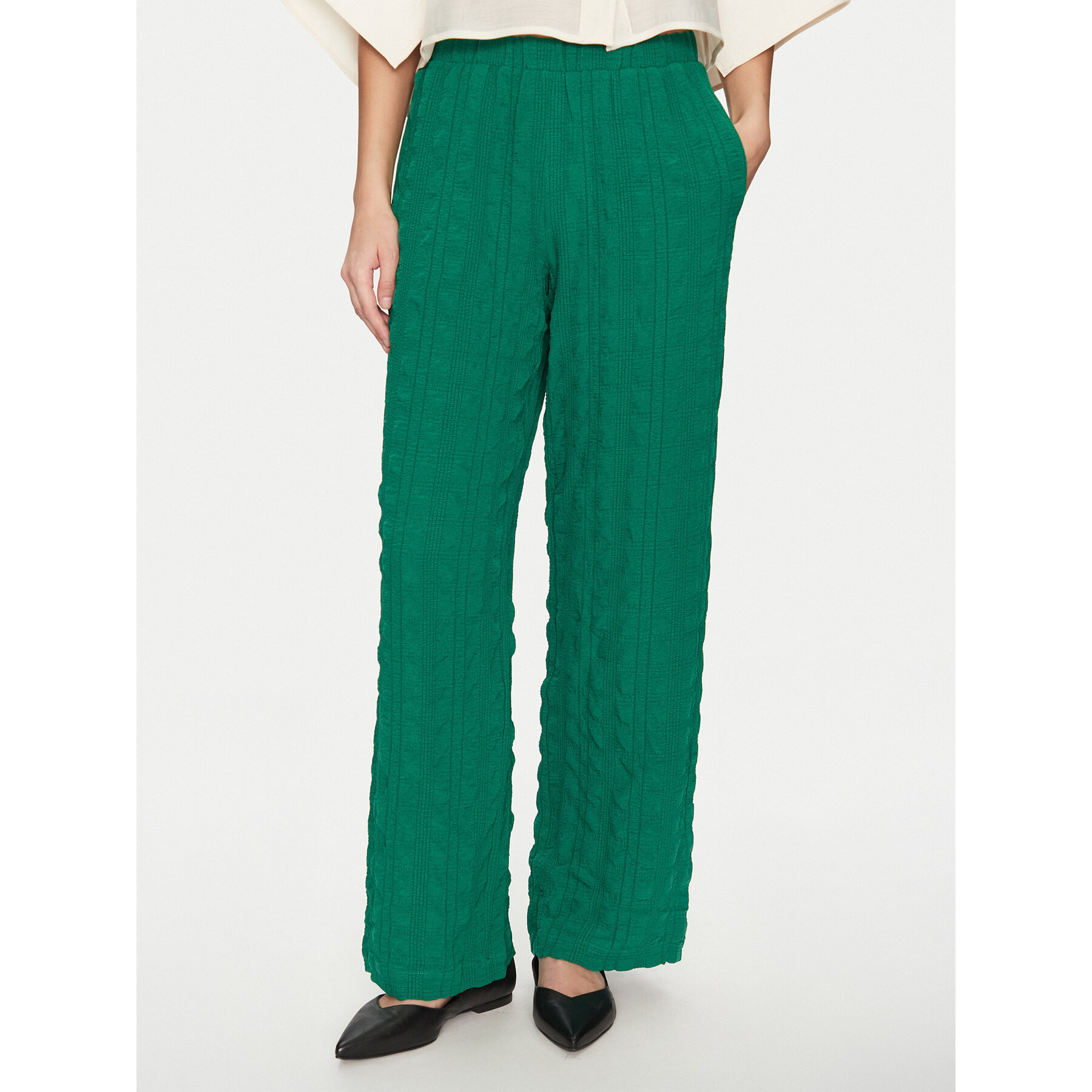 Vero Moda Stoffhose Noella 10325210 Grün Straight Fit