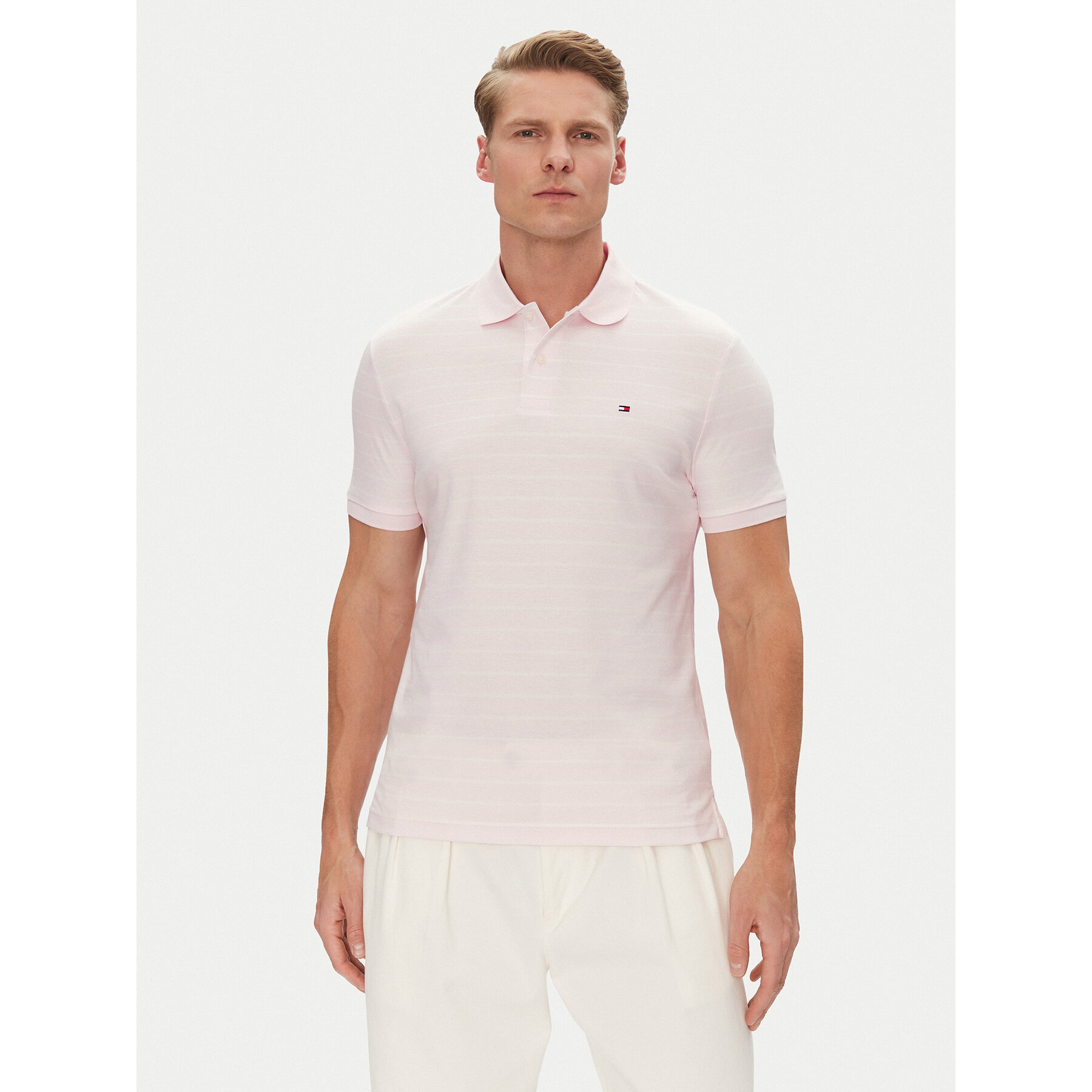 Tommy Hilfiger Polo MW0MW39994 Ροζ Regular Fit