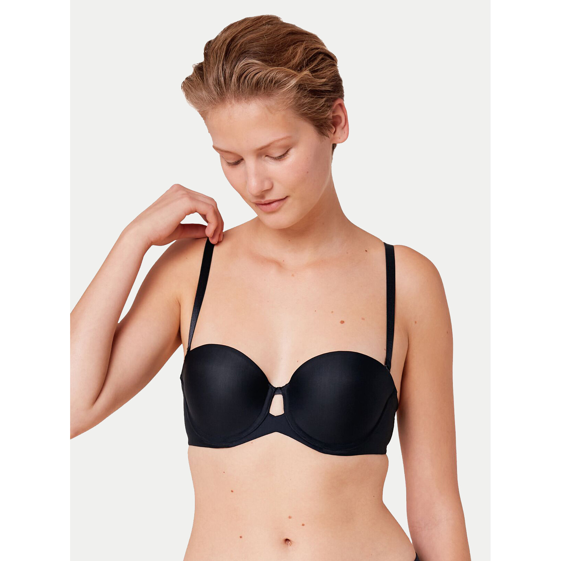 Triumph Reggiseno a balconcino Pure Micro 10217872 Nero