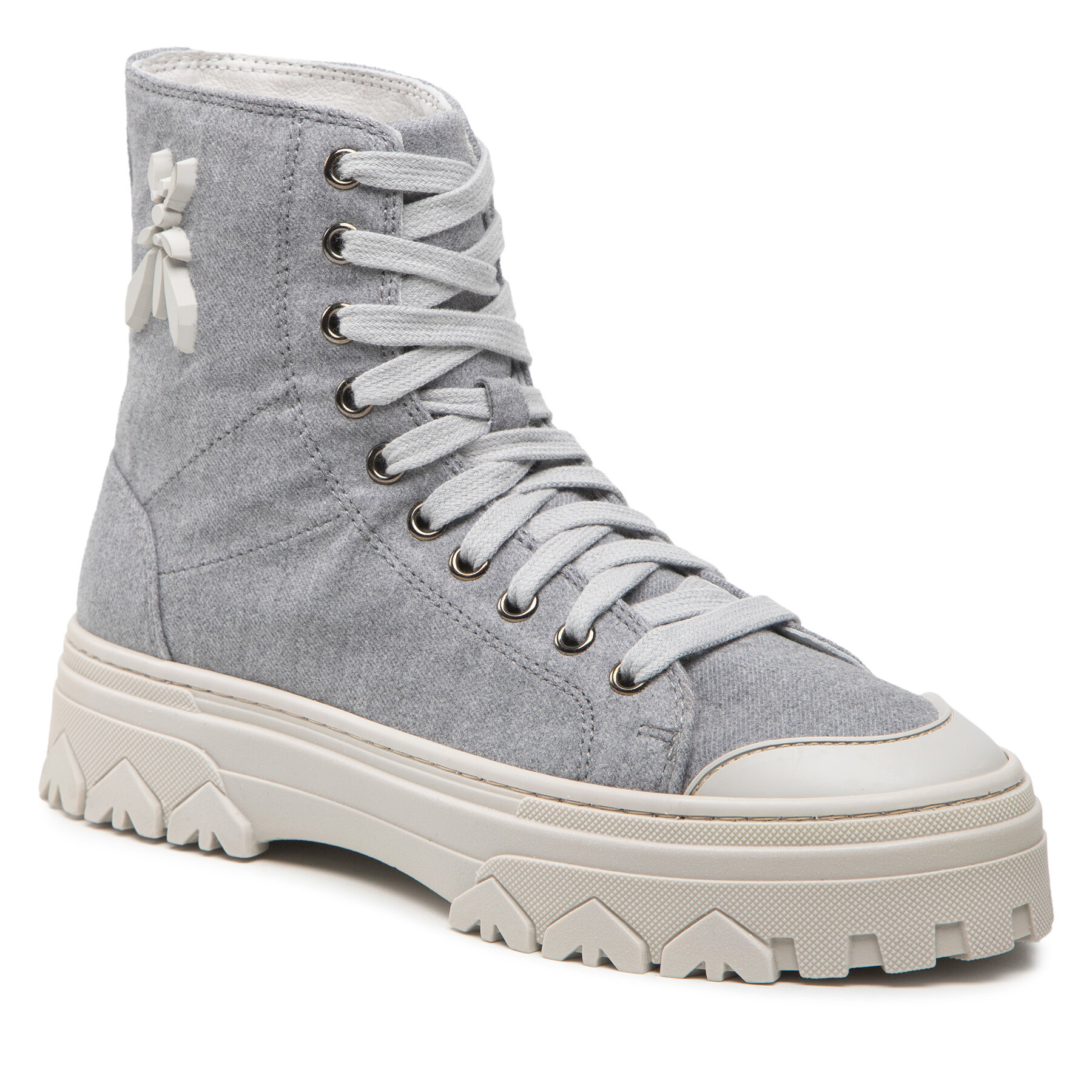 Botine Patrizia Pepe 8Z0038/A144-S130 Gray Melange