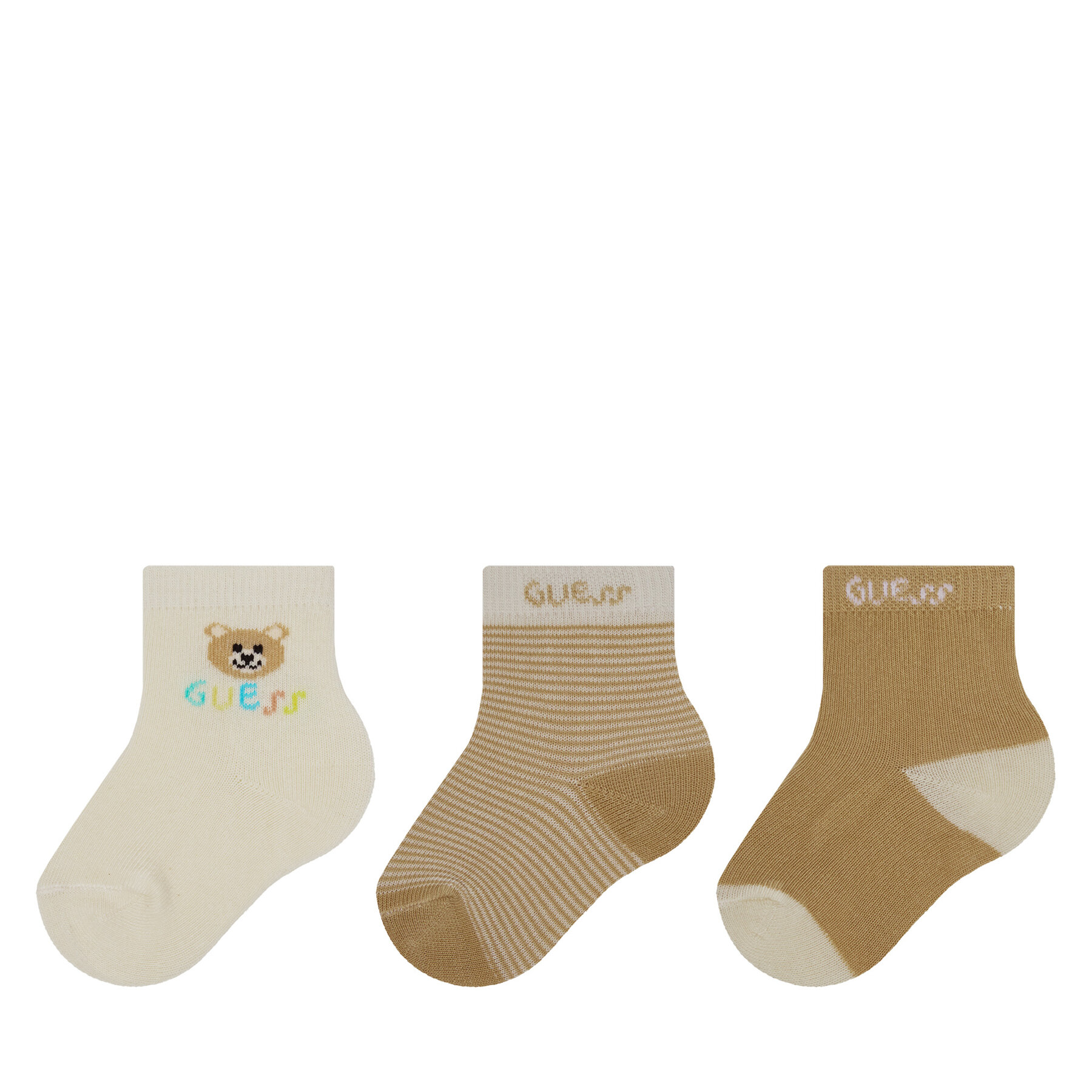 Șosete lungi Guess H4YZ07 Z3G10 Bej