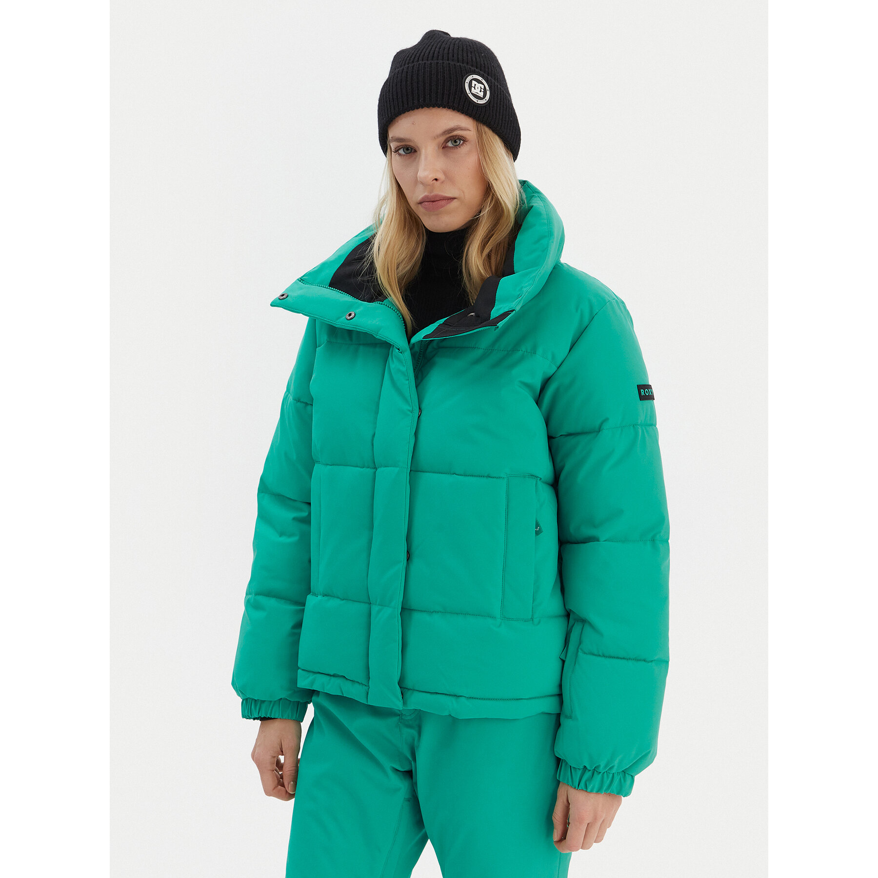 Roxy Skijacke Snow Winter Rebel JK ERJTJ03545 Grün Regular Fit