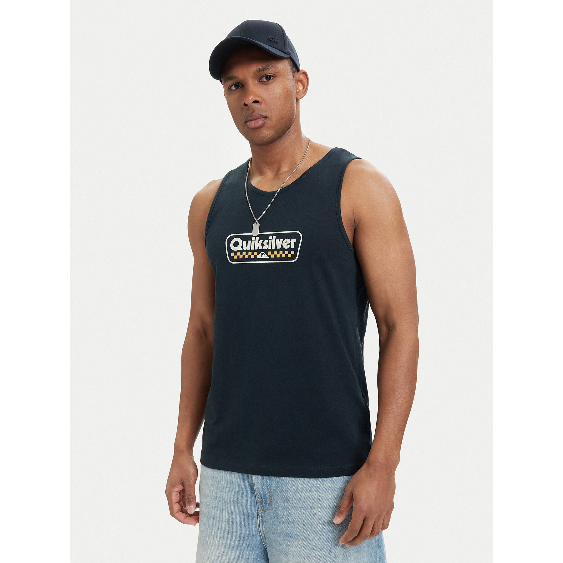 Quiksilver Tank-Top Starting Grid EQYZT08309 Dunkelblau Regular Fit