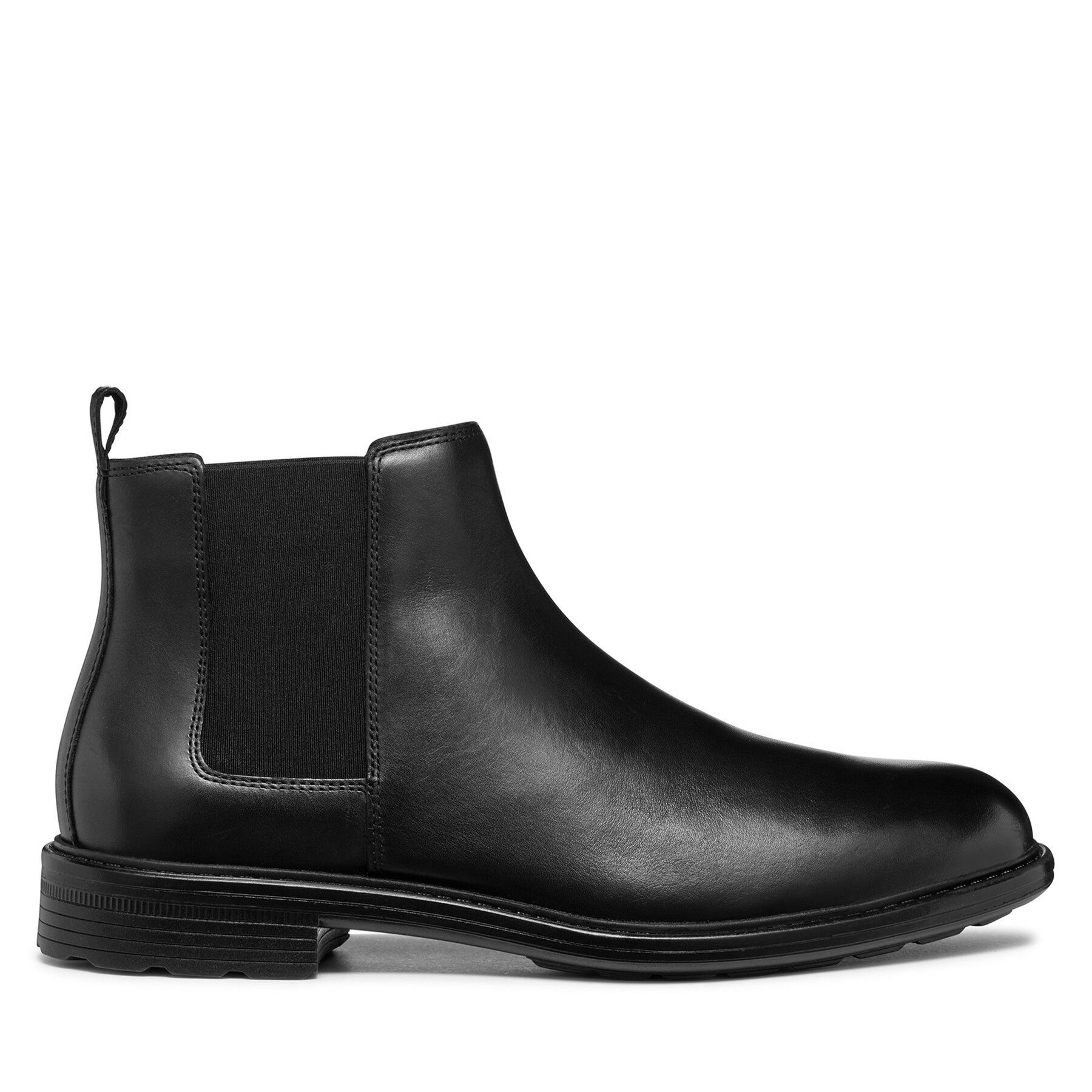 Členková obuv s elastickým prvkom Geox Walk Pleasure U567KA-00043 C9999 Čierna