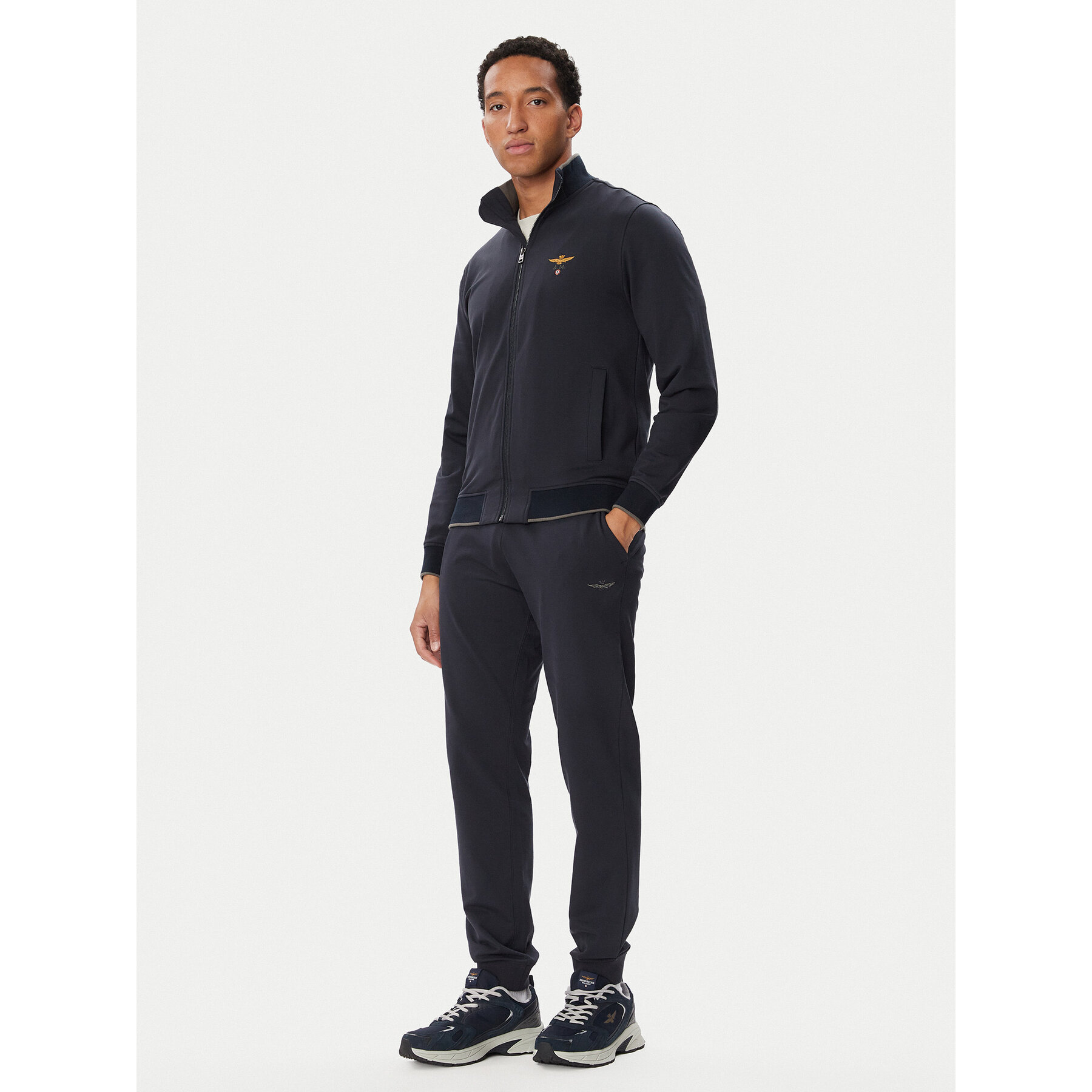 Aeronautica Militare Jogginghose 262PF0872UF00459 Dunkelblau Regular Fit