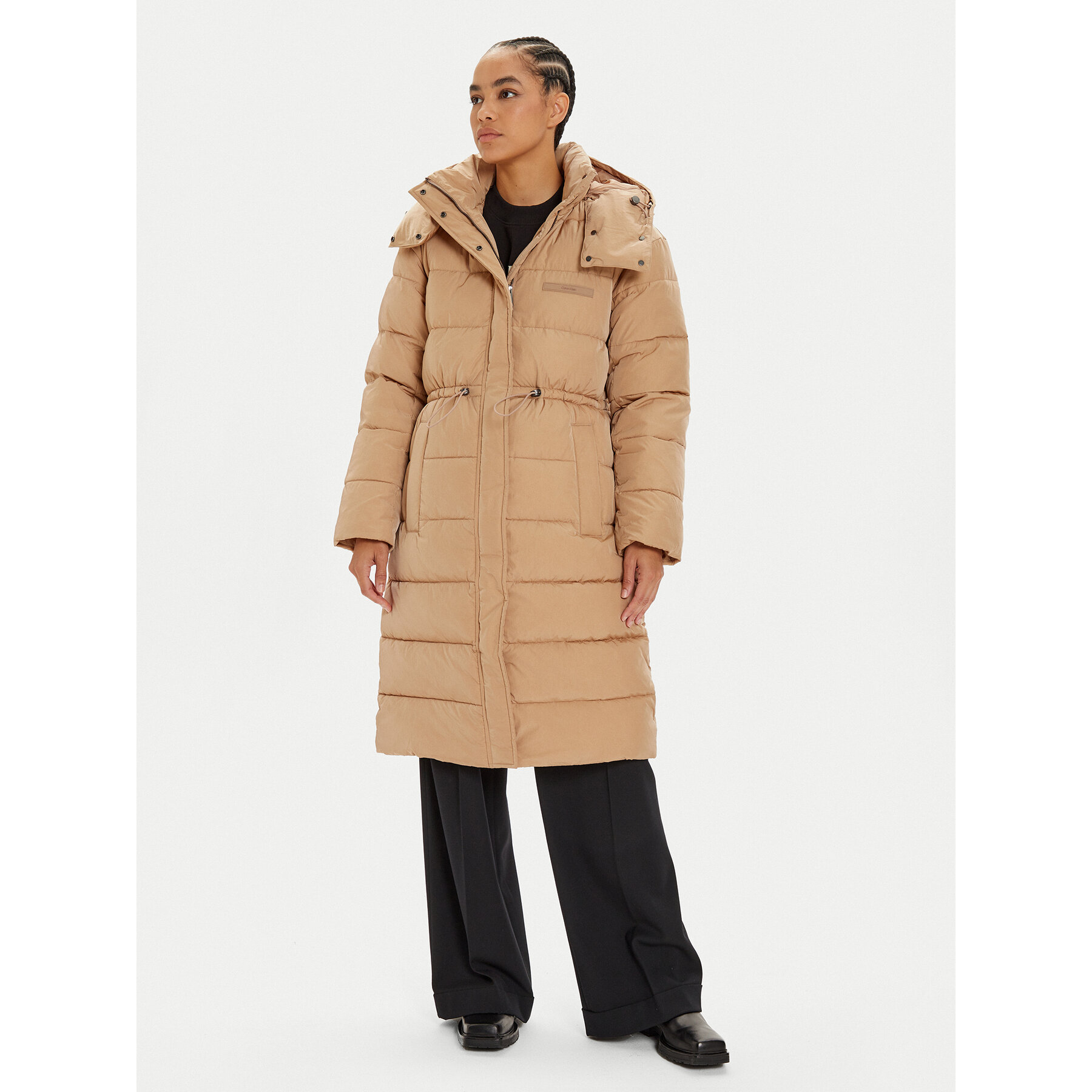 Calvin Klein Winterjacke K20K207740 Beige Regular Fit