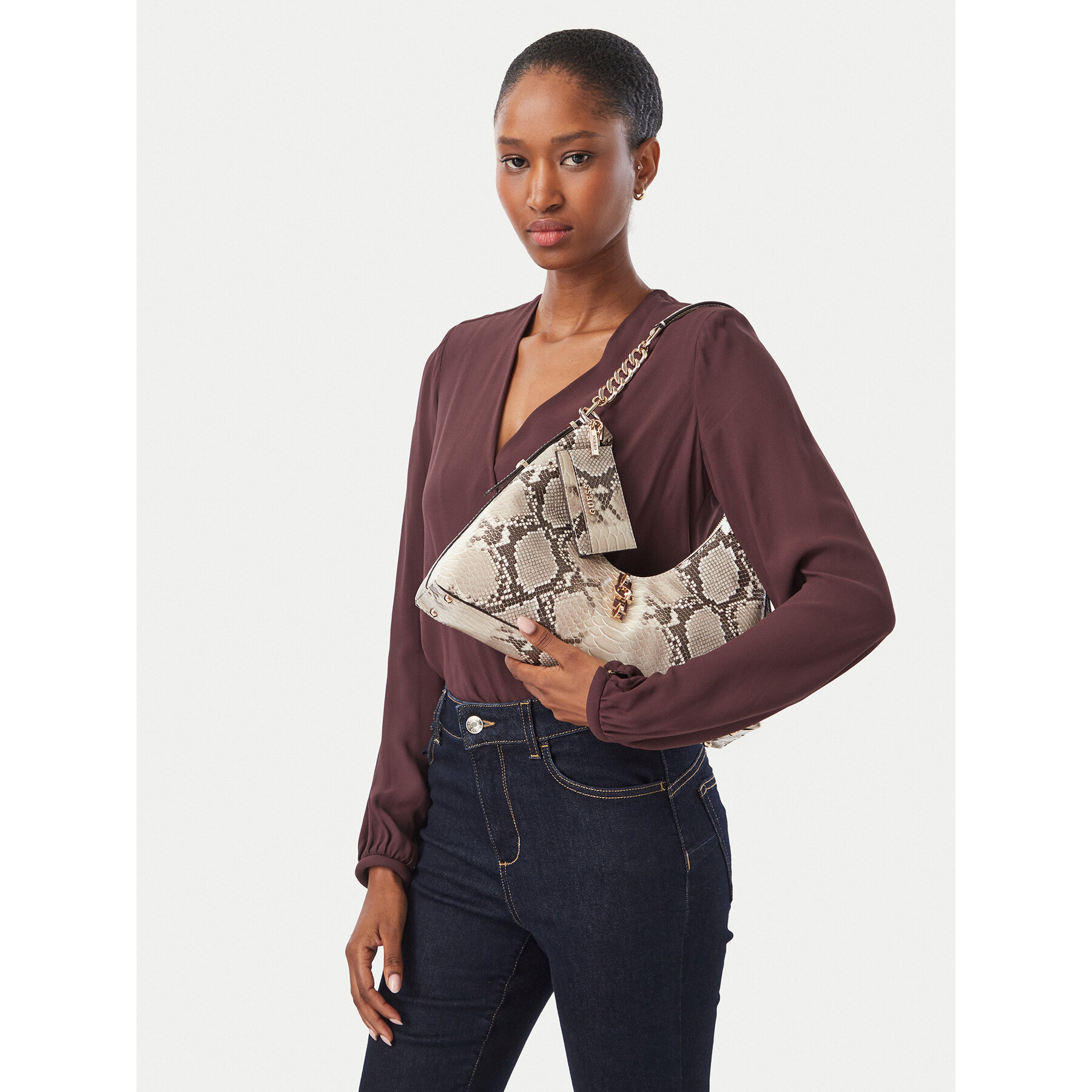 Дамска чанта Guess Yvonne HWKG23 29010 Бежов