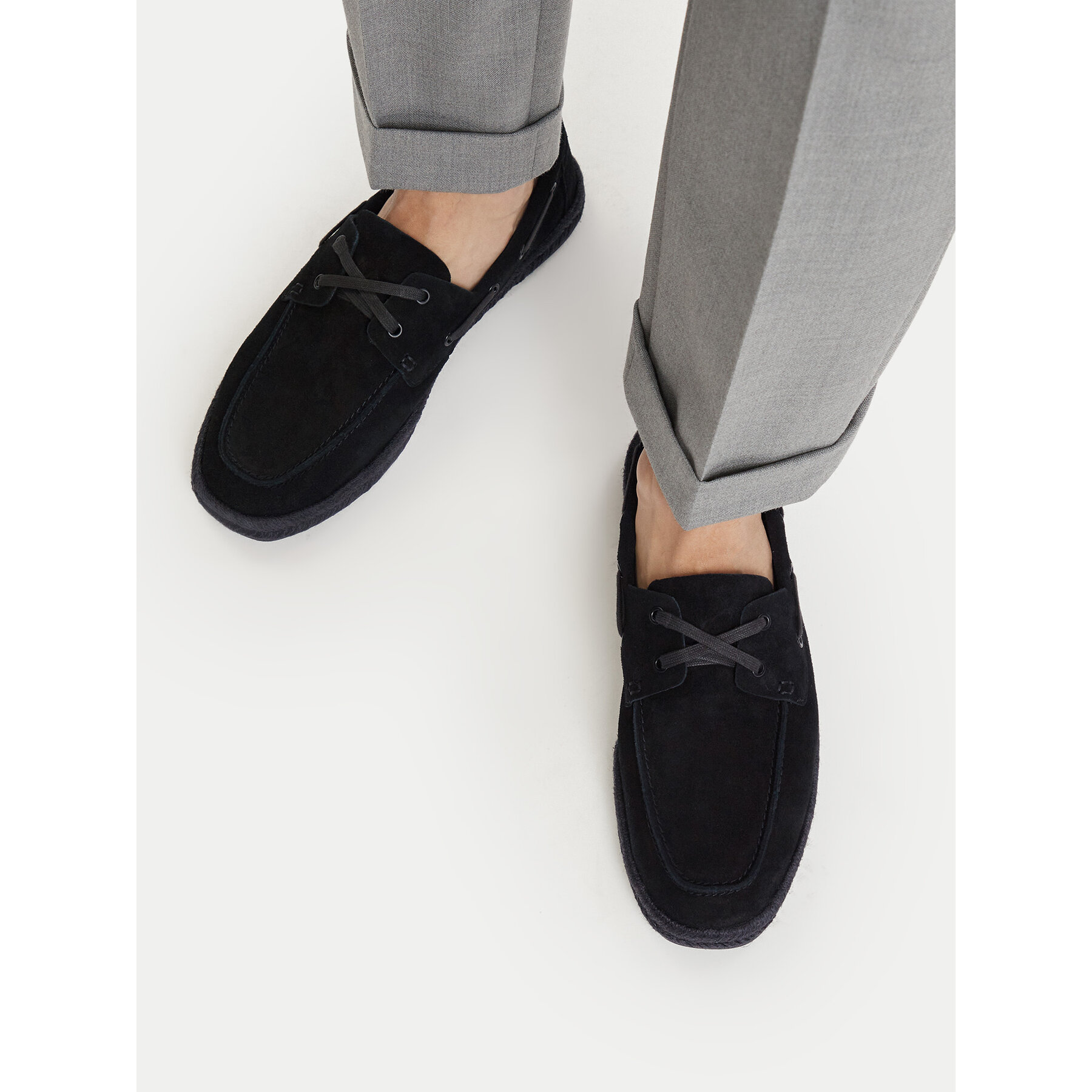 Espadrile Calvin Klein Espadrille Hybrid Boat Su HM0HM02174 Crna