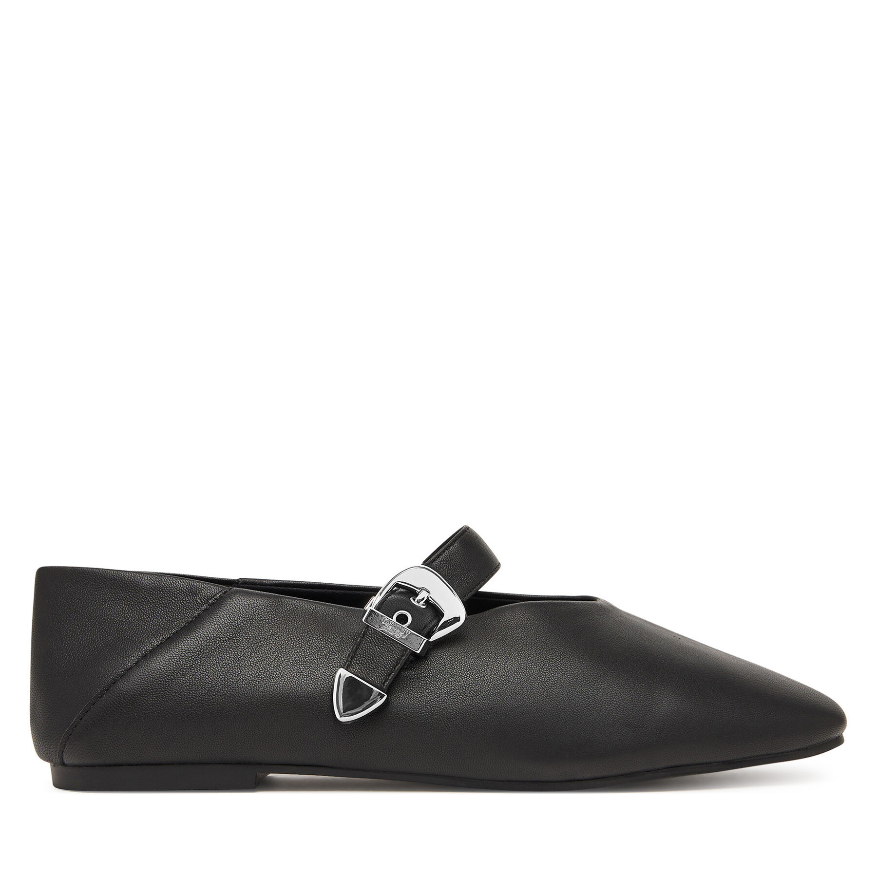 Балеринки Tommy Jeans Tjw Ballerina Nappa Leather EN0EN03043 Черен