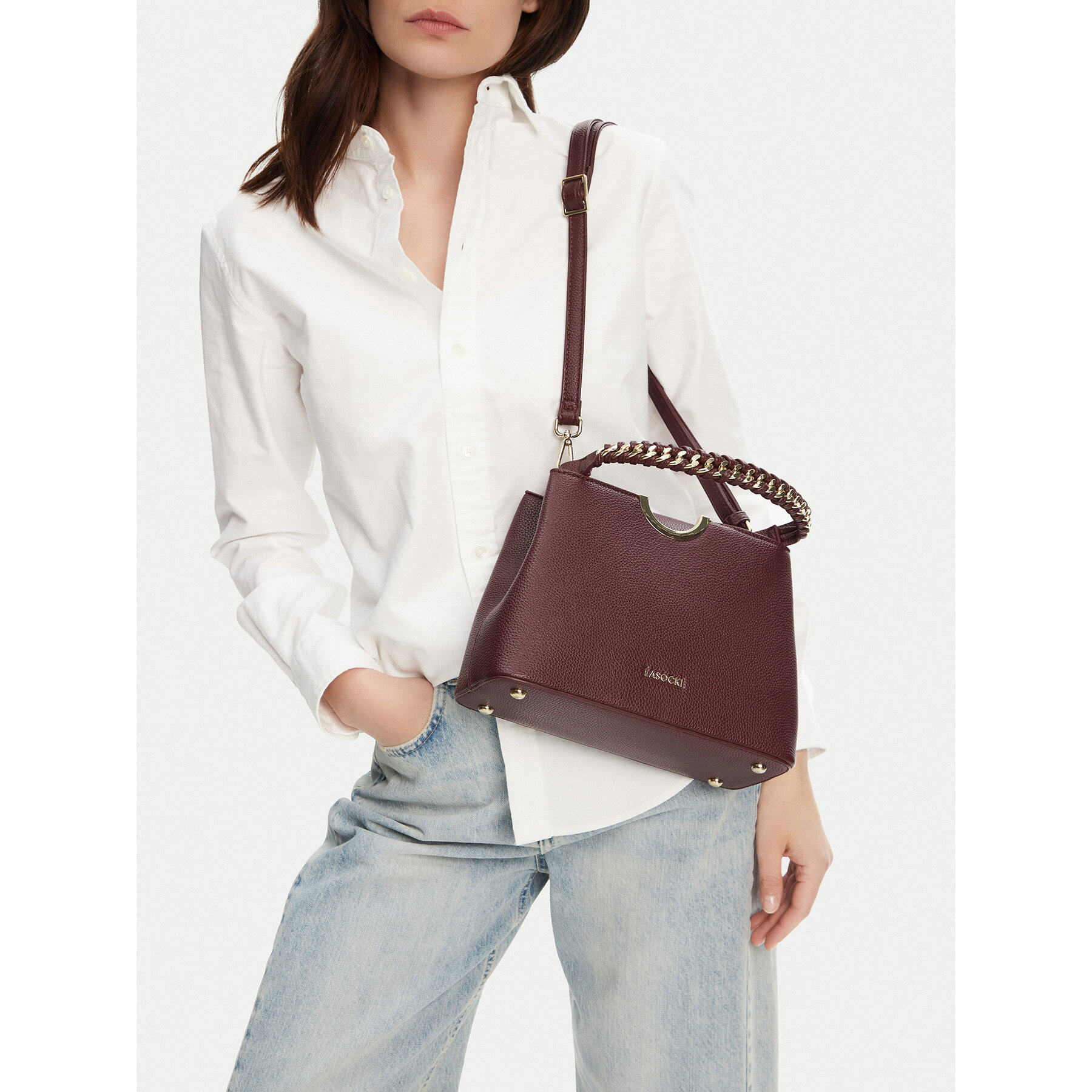 Дамска чанта Lasocki MLS-E-056-05 Бордо