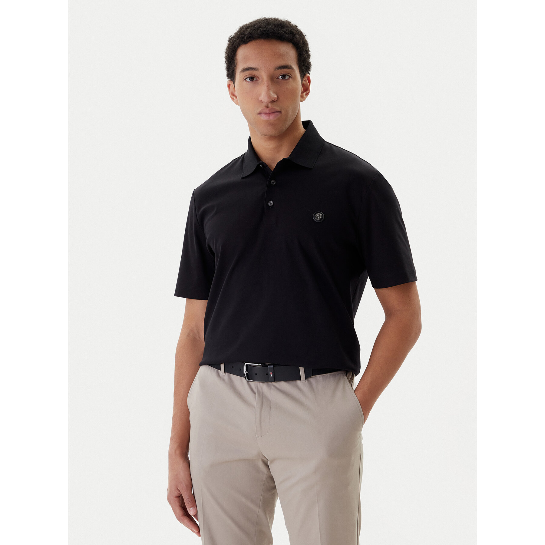 BOSS Polo majica C-Parris 01 50555829 Črna Regular Fit