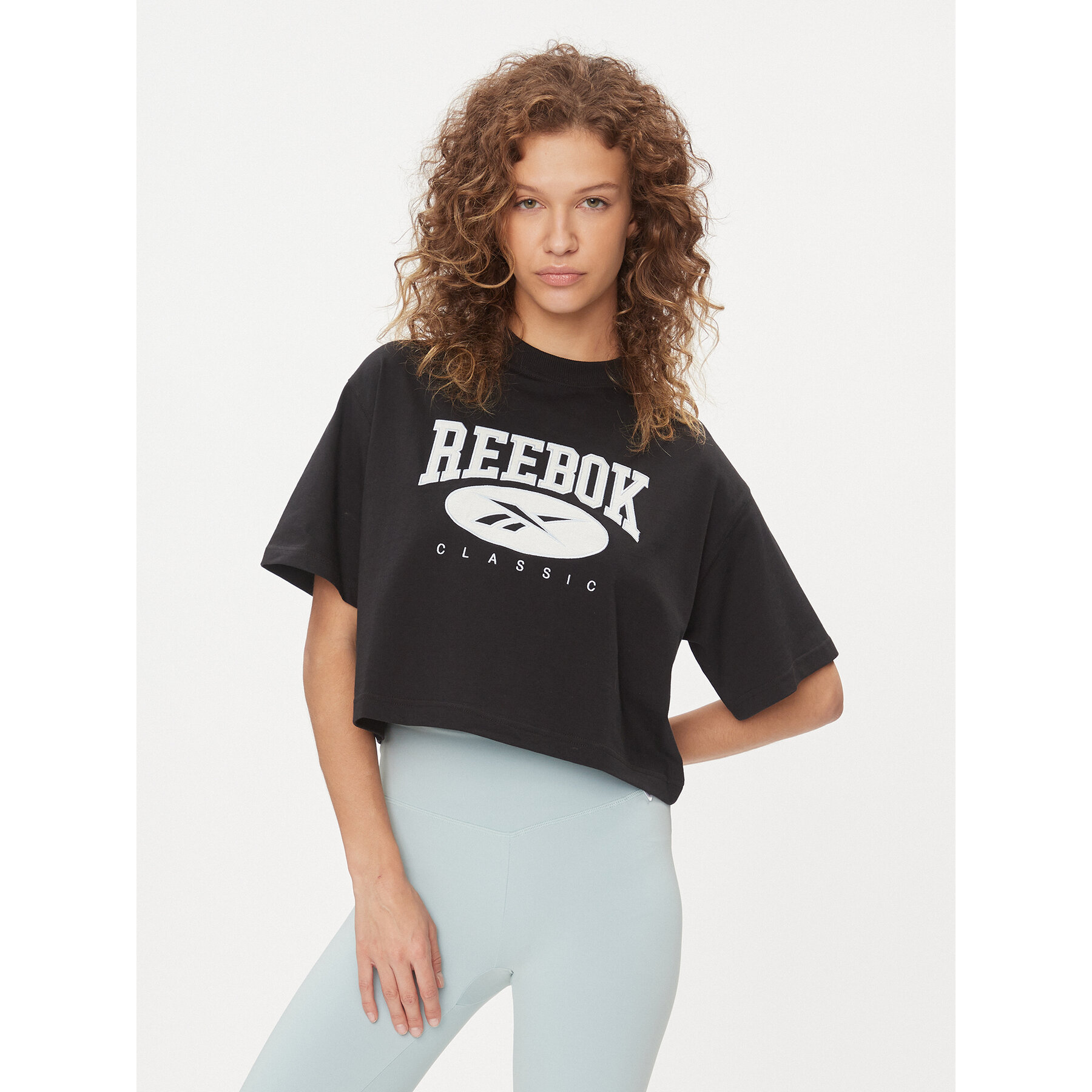 Reebok Póló Classics Big Logo IL4636 Fekete Regular Fit