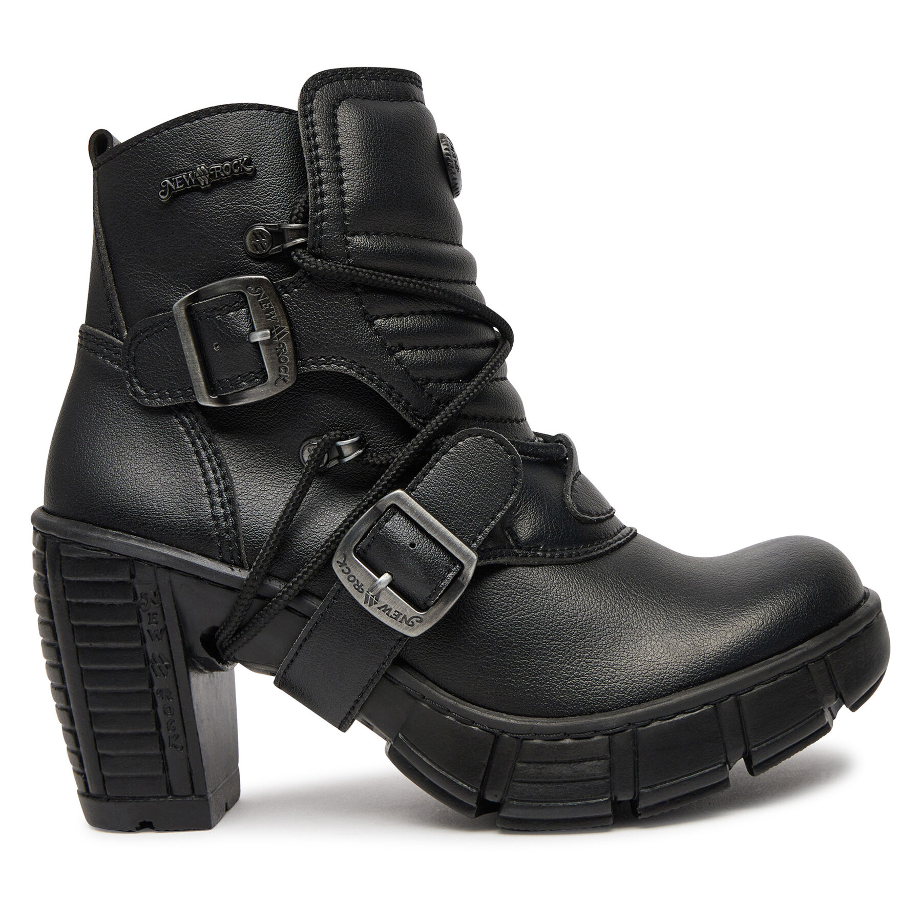 Šnurovacia obuv NEW ROCK M-TRCASCO004-V2 Čierna
