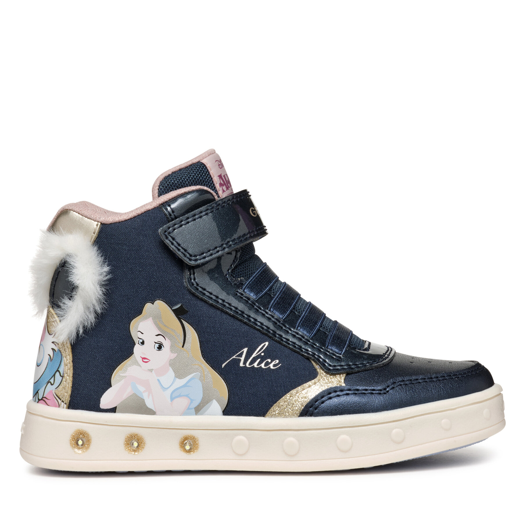 Snīkeri Geox J Skylin Girl J468WG 011KN C4256 M Tumši zils