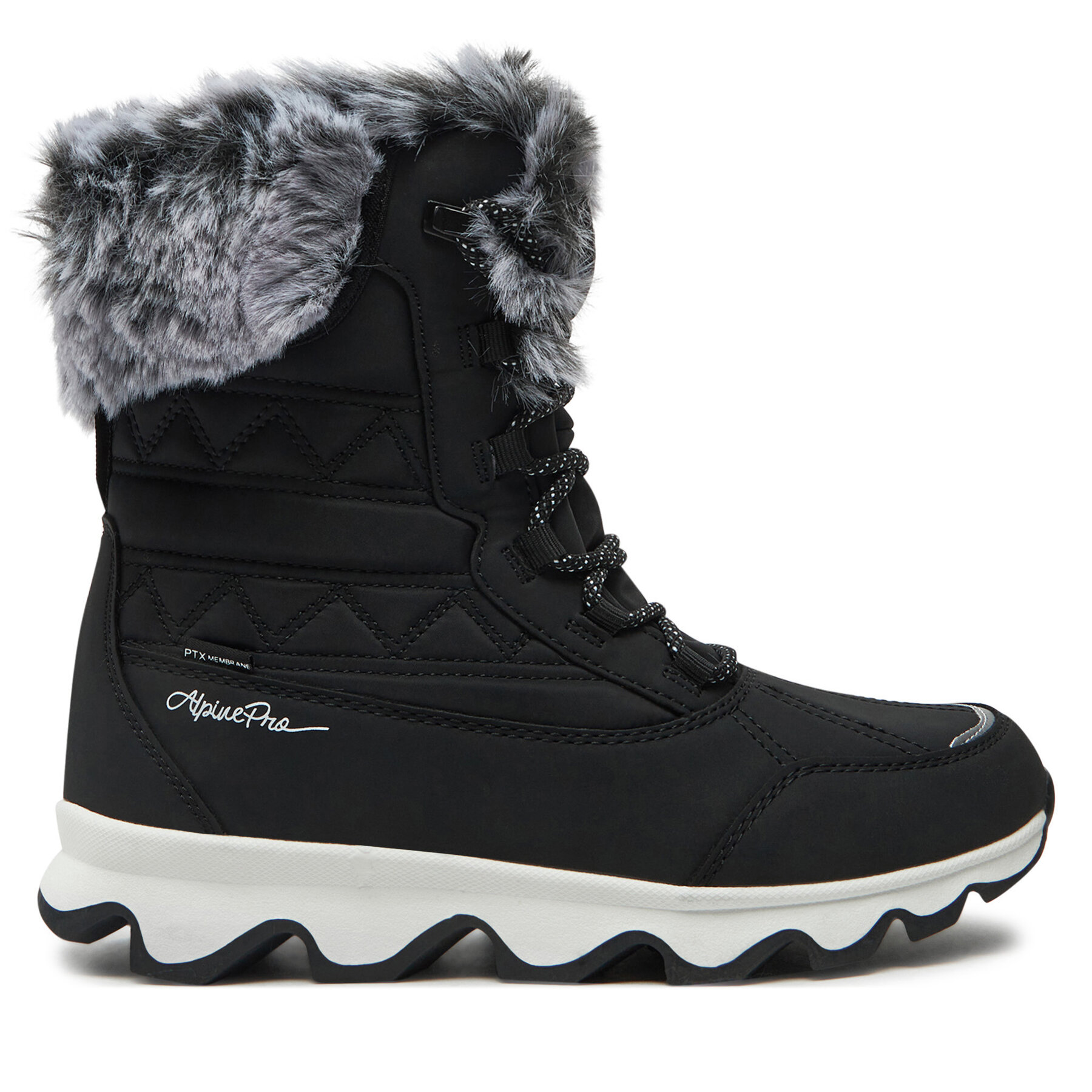 Damskie Śniegowce ALPINE PRO, Rozmiar 38 Czarny Kolata LBTD465990