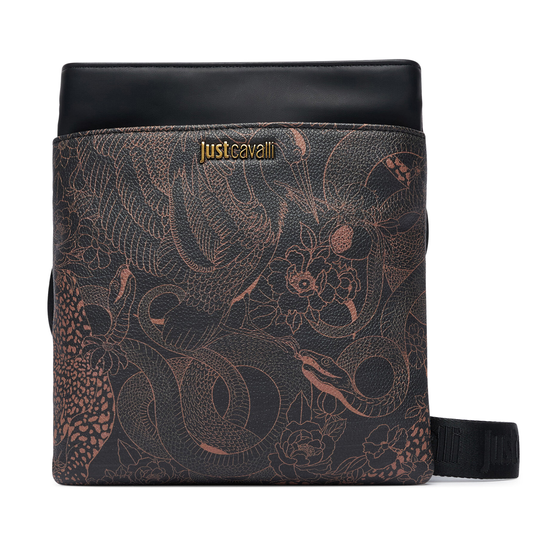 Мъжка чантичка Just Cavalli 81QA4B23 ZSE79 Черен