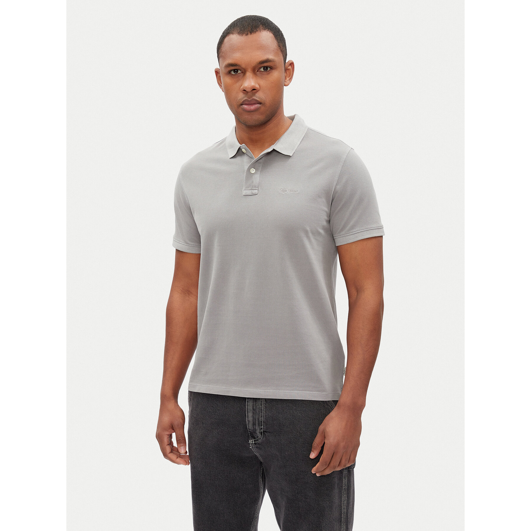 Pepe Jeans Pólóing New Oliver PM542099 Szürke Regular Fit