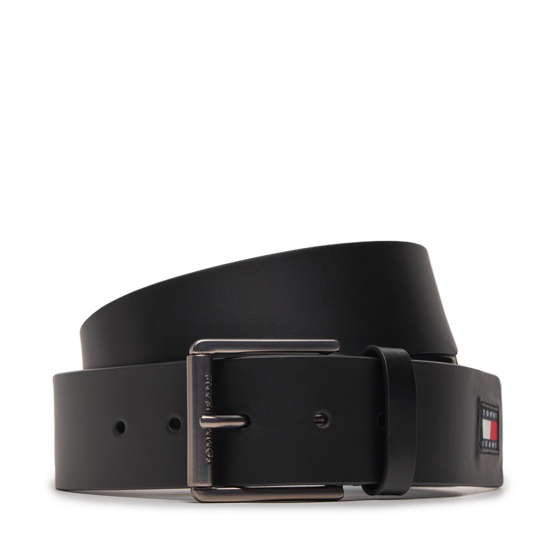 Curea pentru Bărbați Tommy Jeans Tjm Flag Leather 4.0 AM0AM12340 Negru