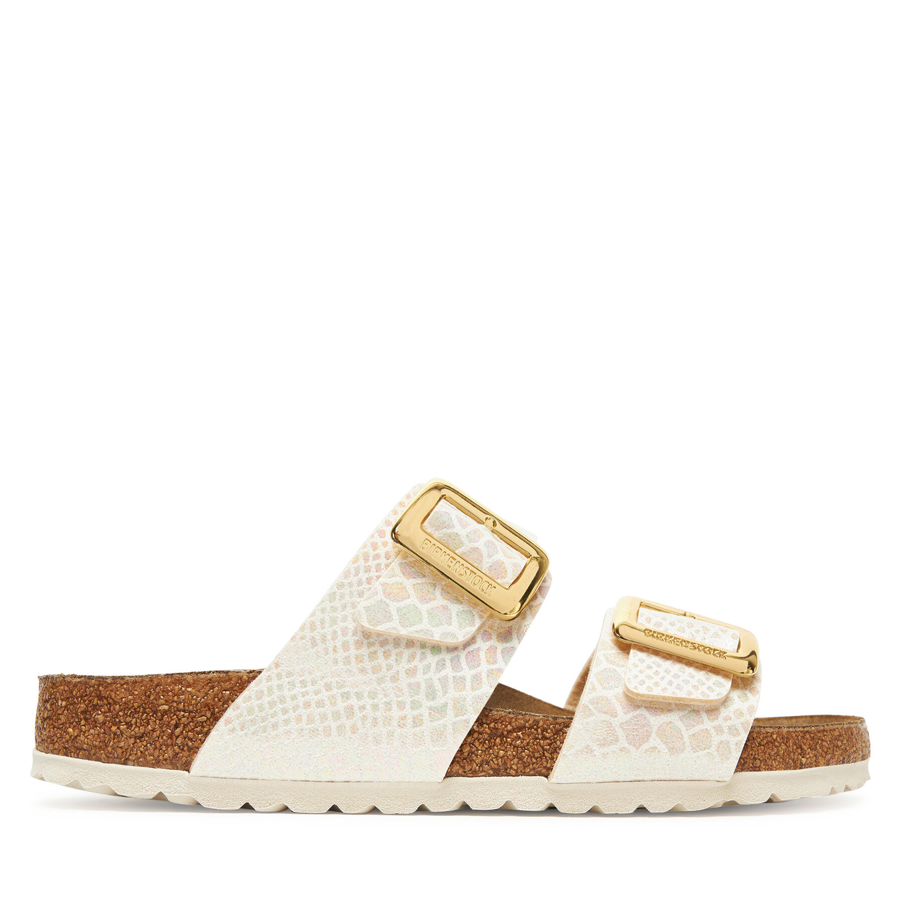 Šľapky Birkenstock Sydney Cushion Buckle 1030258 Écru