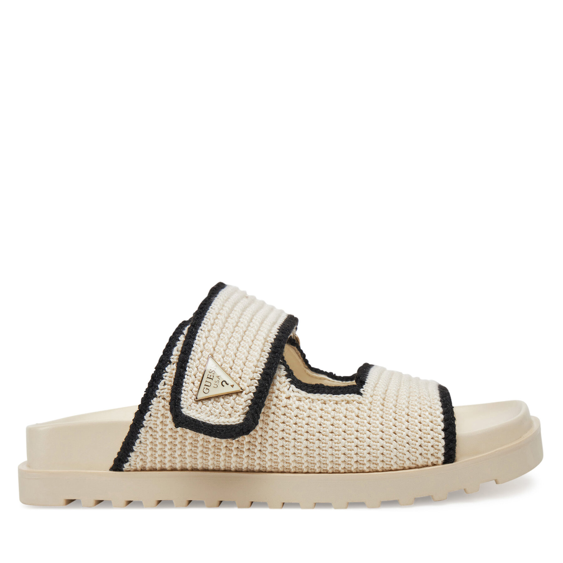 Šľapky Guess FLJFDN FAB19 Béžová