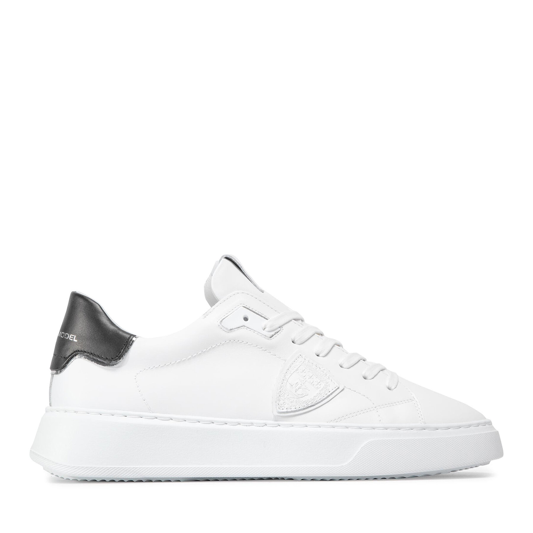 Męskie Sneakersy Philippe Model, Rozmiar 45, Biały Temple BTLU V007