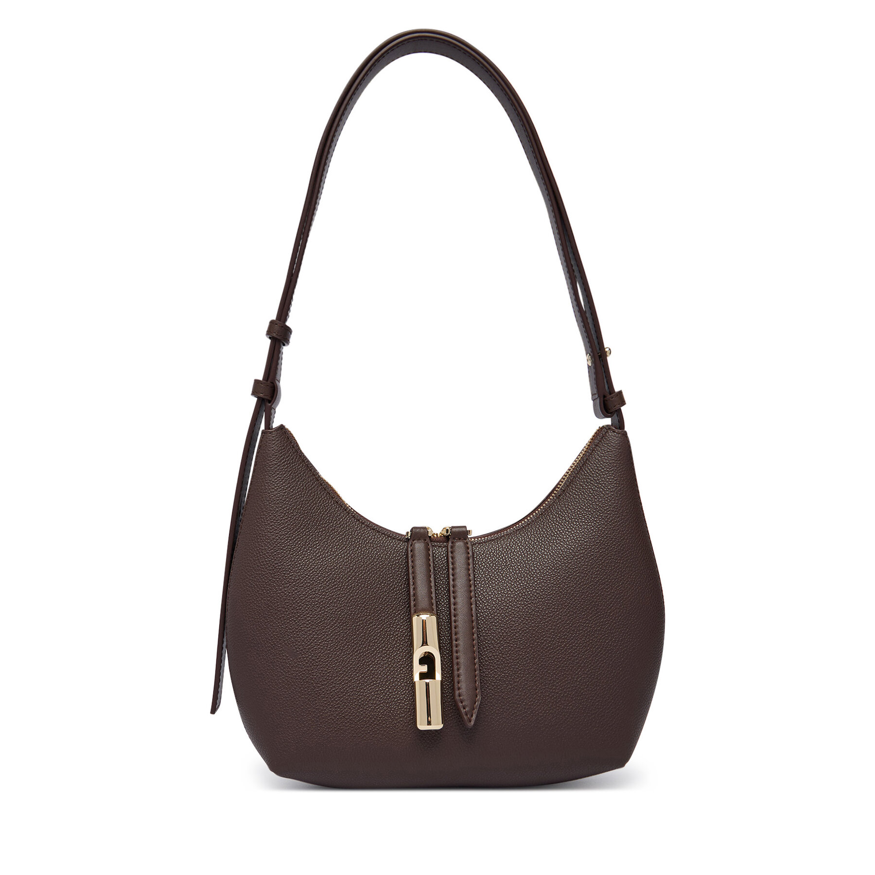 Τσάντα Furla Goccia S WB01500 BX3353 CN 2460S Σκούρο καφέ