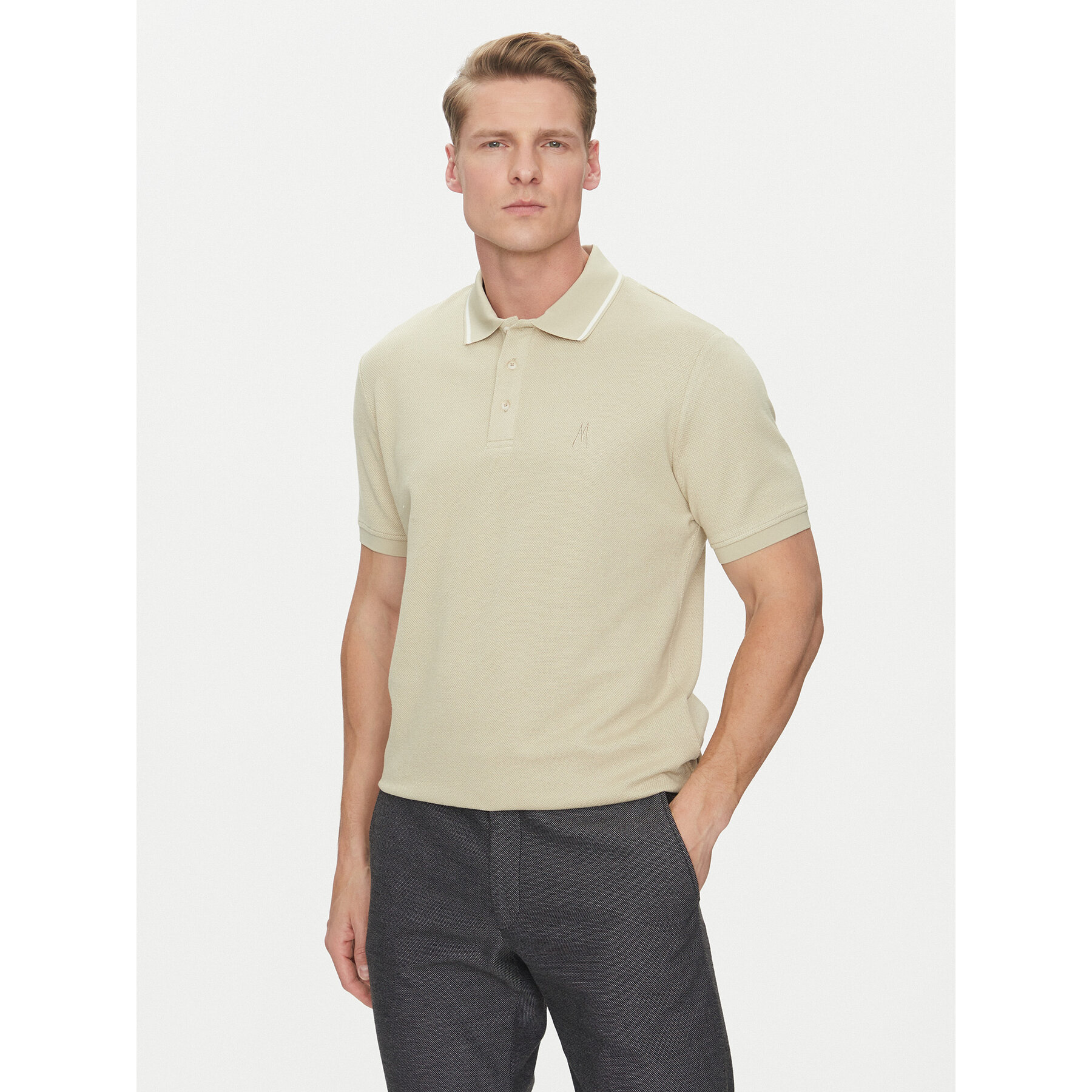 Marciano Guess Pólóing 5GHP08 6322A Bézs Regular Fit
