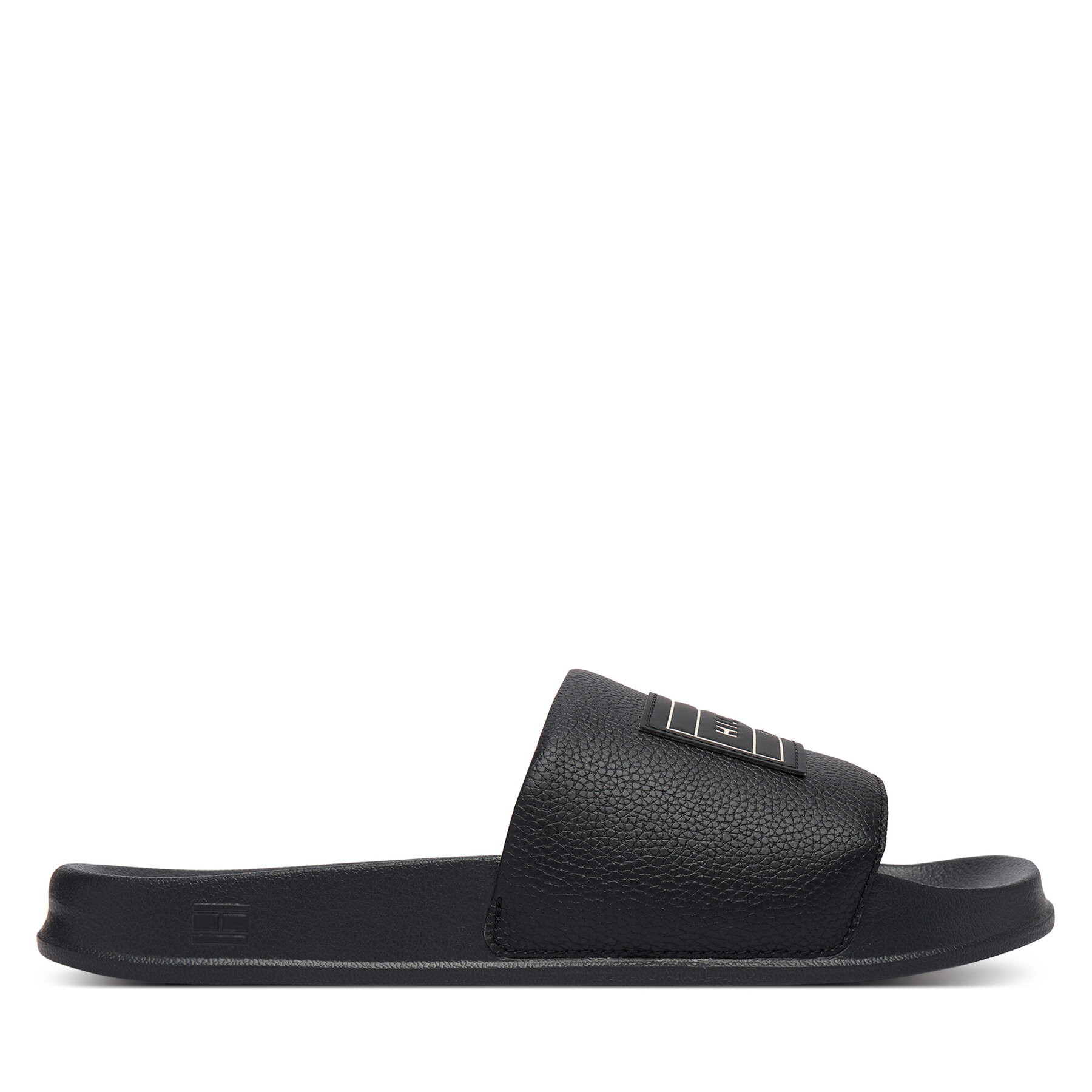 Natikači Tommy Hilfiger Patch Pool Slide FM0FM06008 Črna