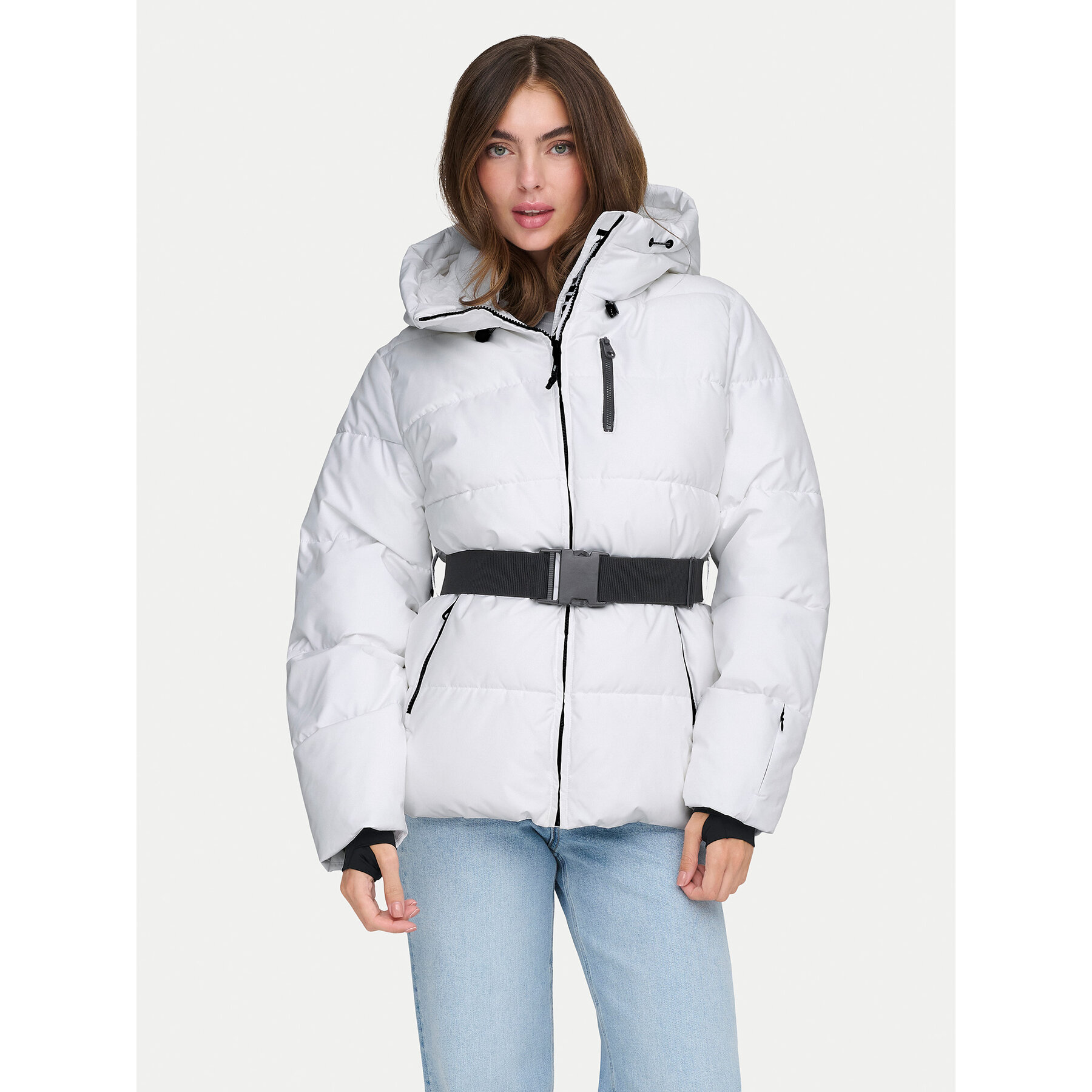 ONLY Winterjacke Harper 15352040 Weiß Regular Fit