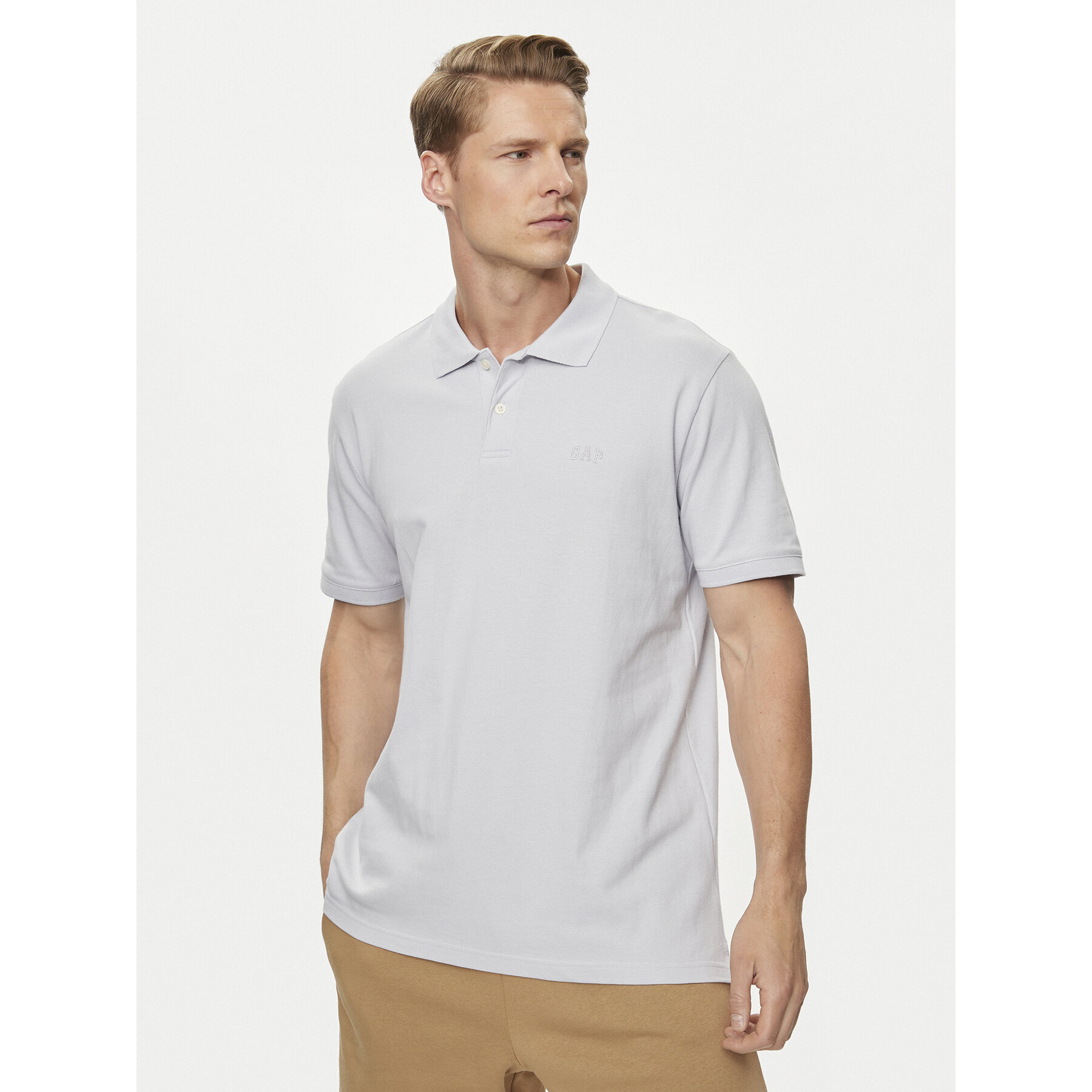 Gap Polo 586306-13 Γκρι Regular Fit
