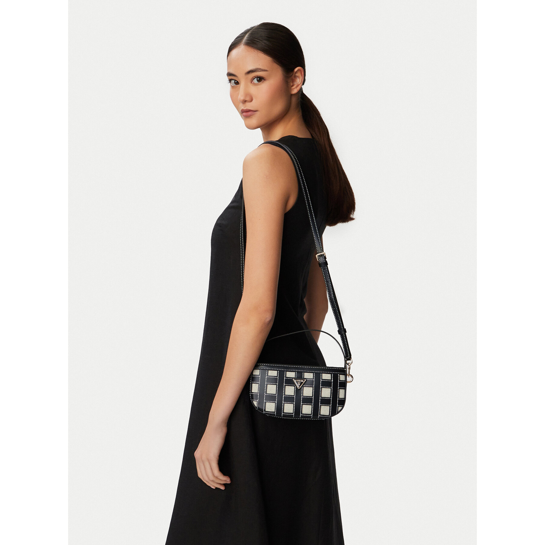 Geantă Guess Frankie Mini HWWG97 36770 Negru