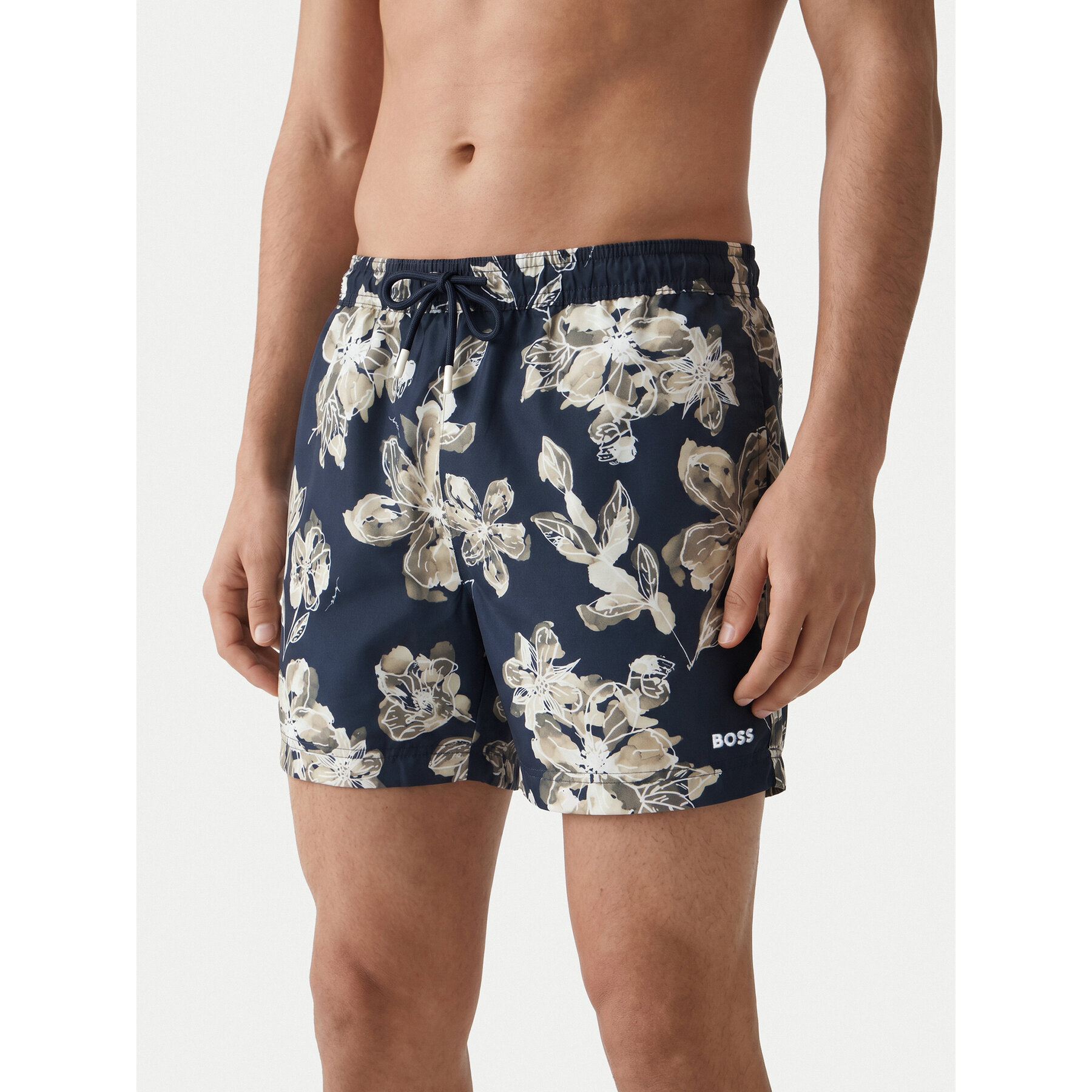 BOSS Badeshorts Discus 50544499 Dunkelblau Regular Fit