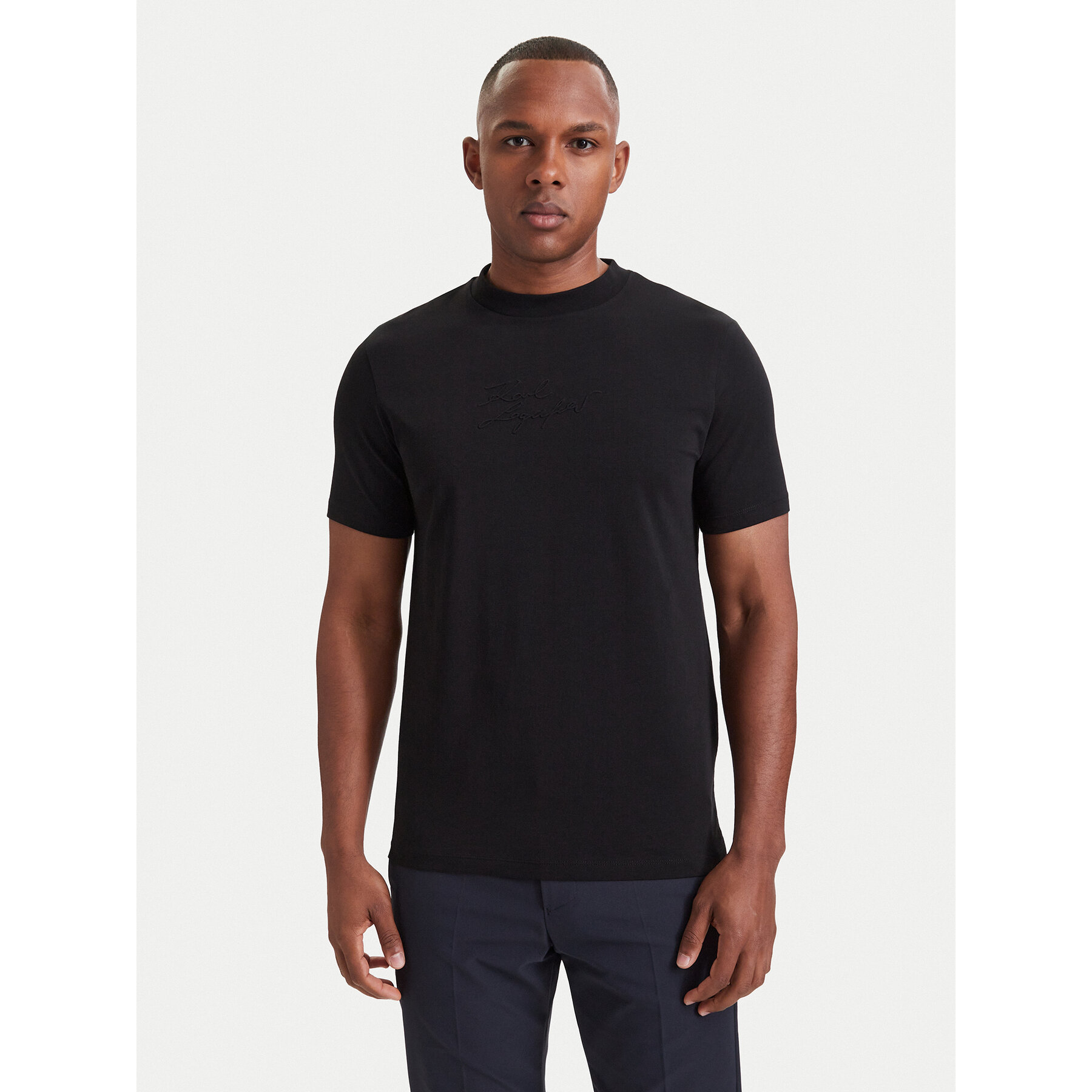 KARL LAGERFELD T-Shirt 755039 564235 Schwarz Regular Fit