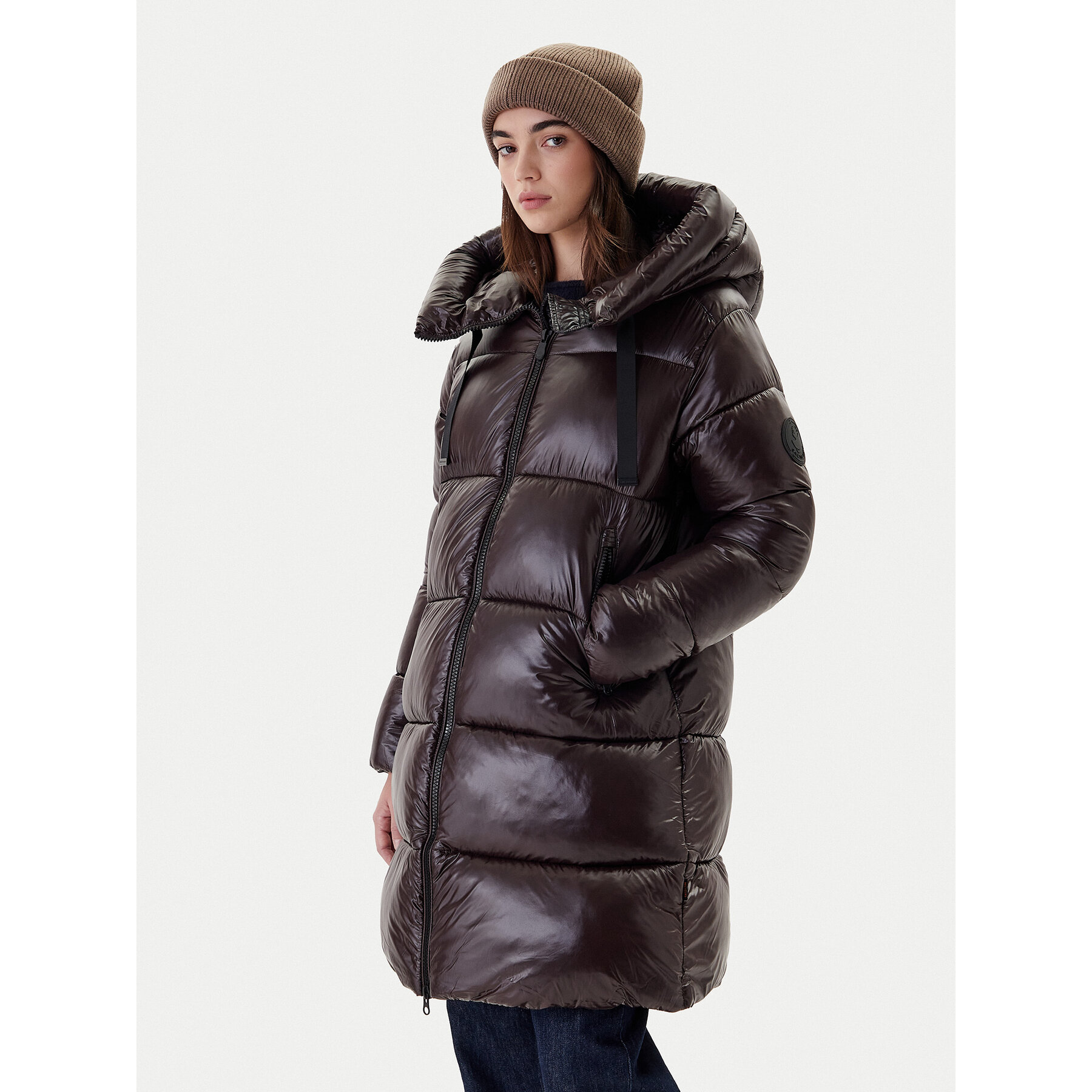 Save The Duck Winterjacke D45510W LOVE21 Braun Regular Fit