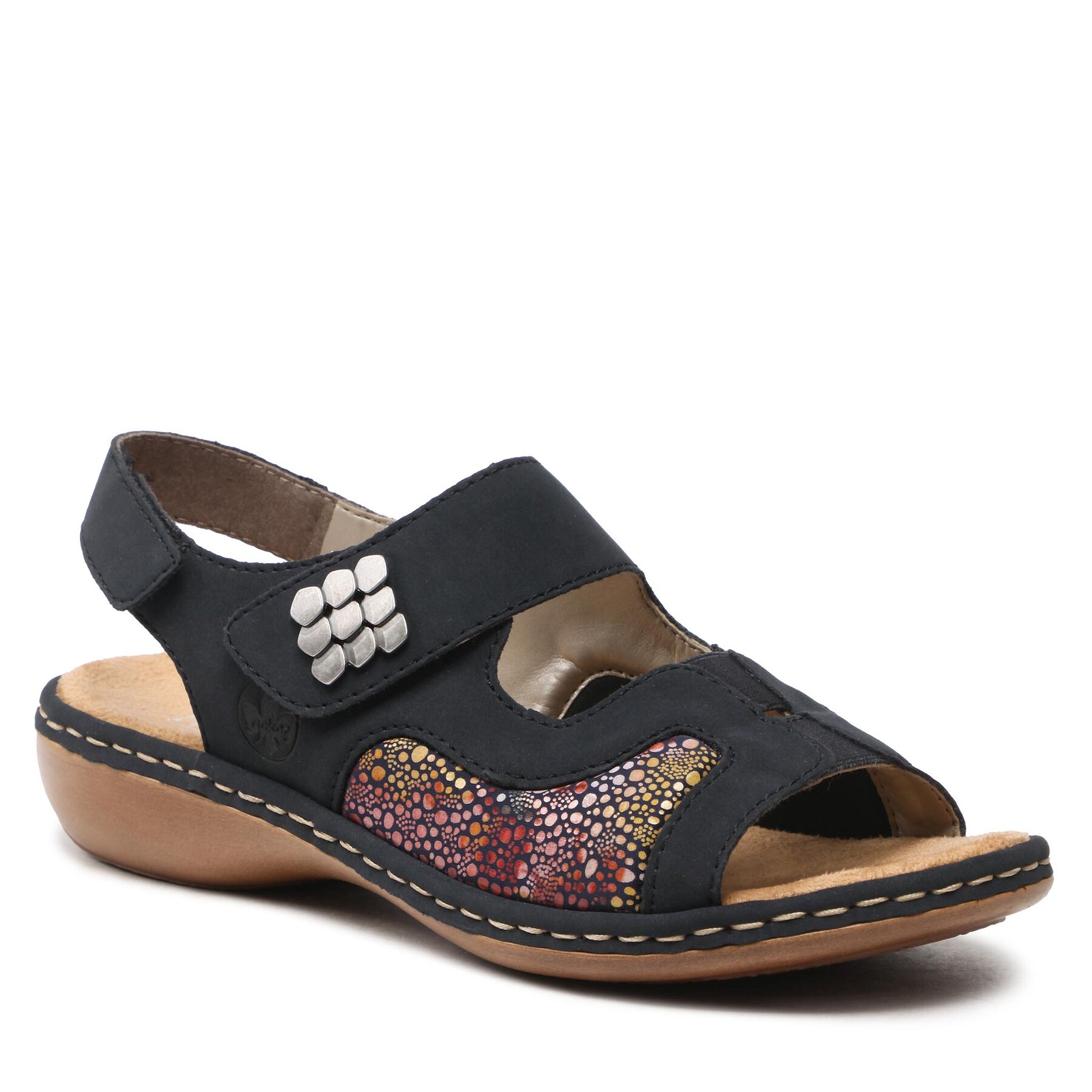 Sandales Rieker 65989-14 Tumši zils