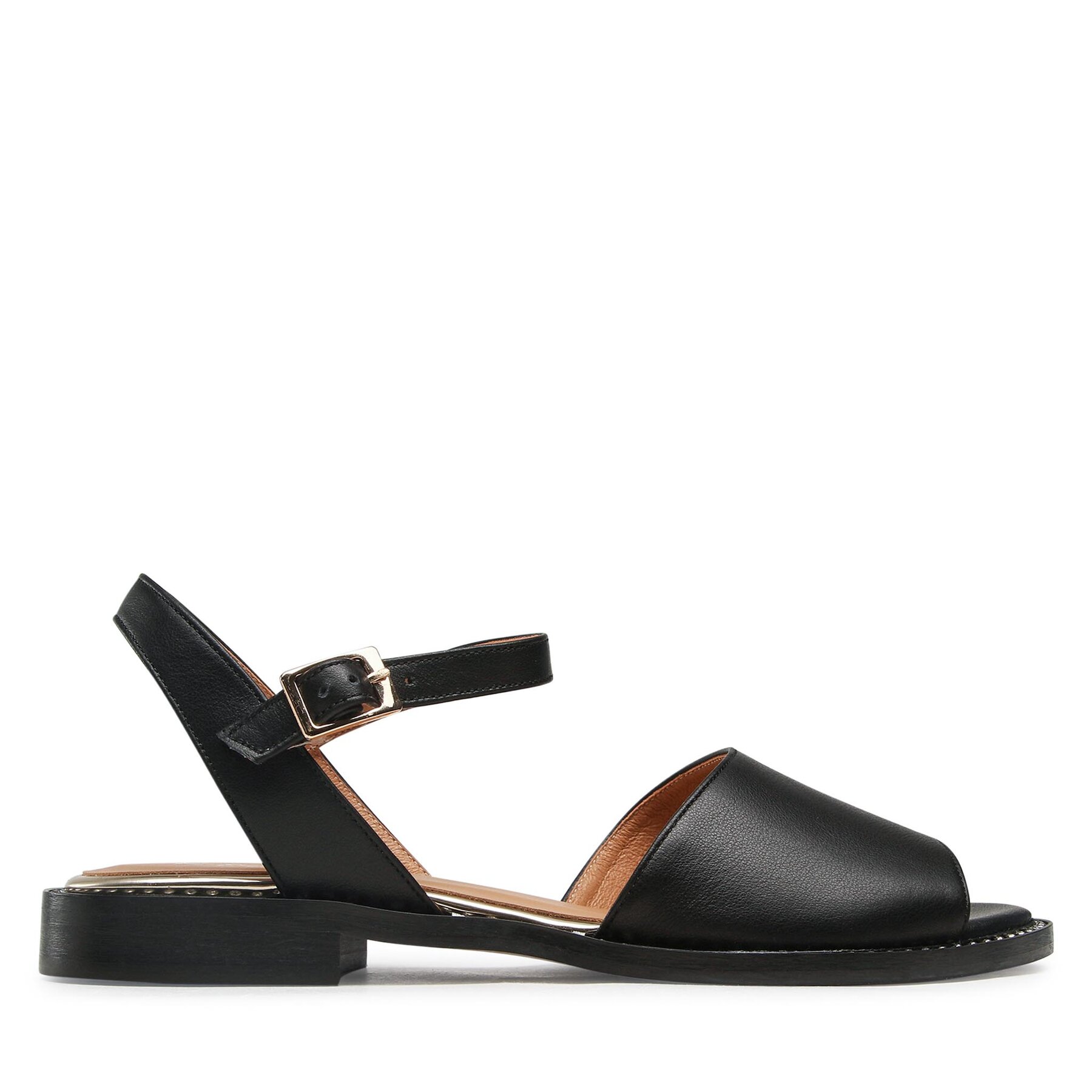 Damen Sandalen R.Polański, Schuhgröße 36, Schwarz, 1641