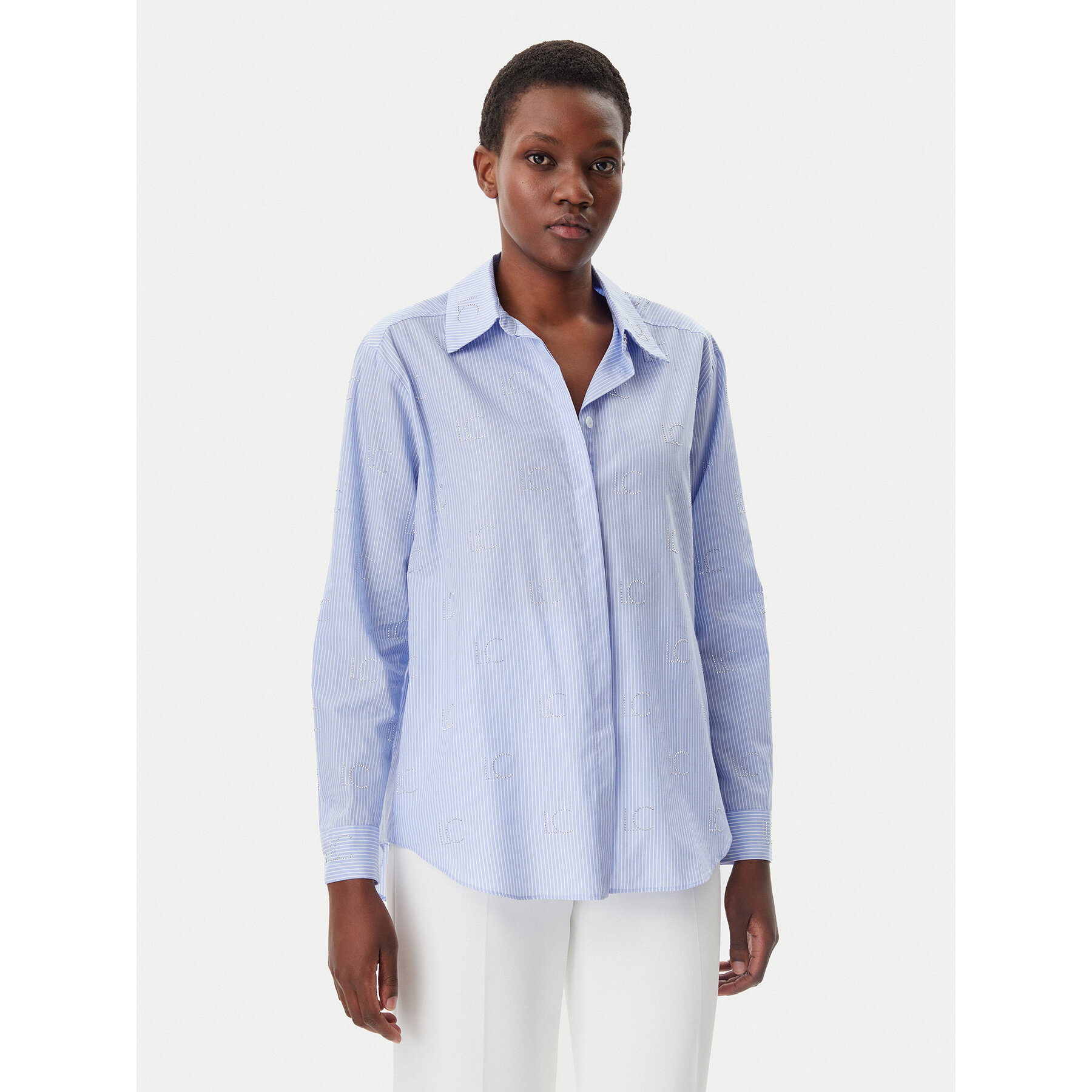 LOLA CASADEMUNT Hemd LS2515014 Blau Regular Fit