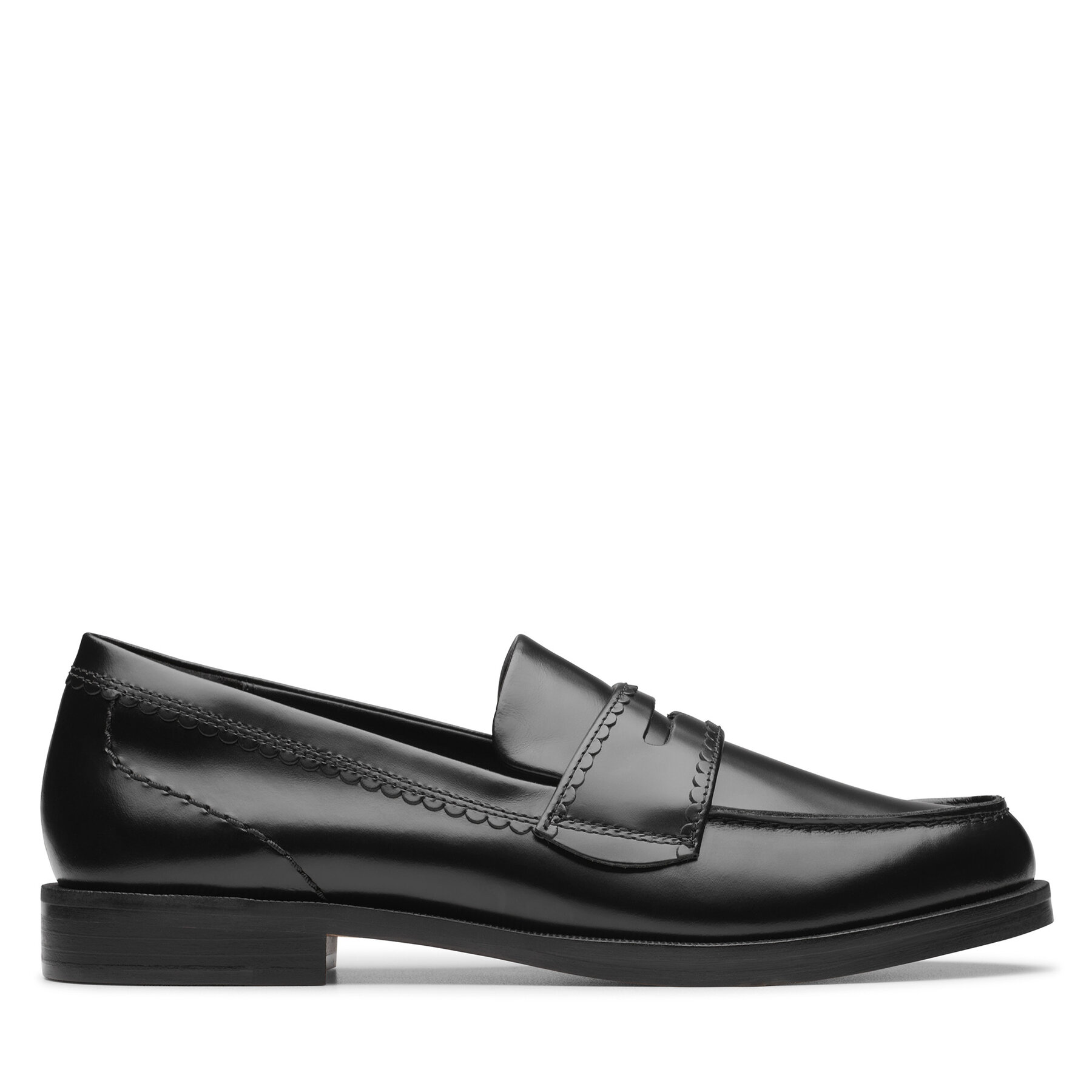 Mokasíny Clarks Straven Edge 26181277 Čierna
