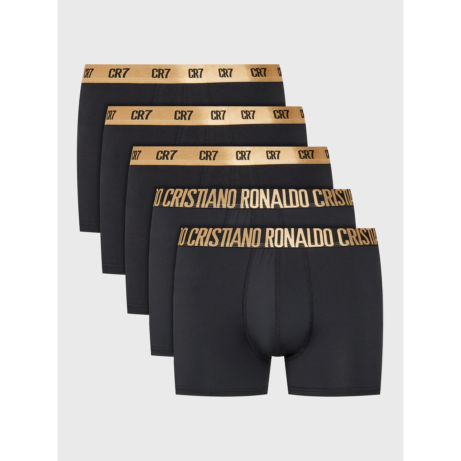 Cristiano Ronaldo CR7 Cristiano Ronaldo CR7 Σετ μποξεράκια 5 τμχ. Basic 8123-49 Μαύρο
