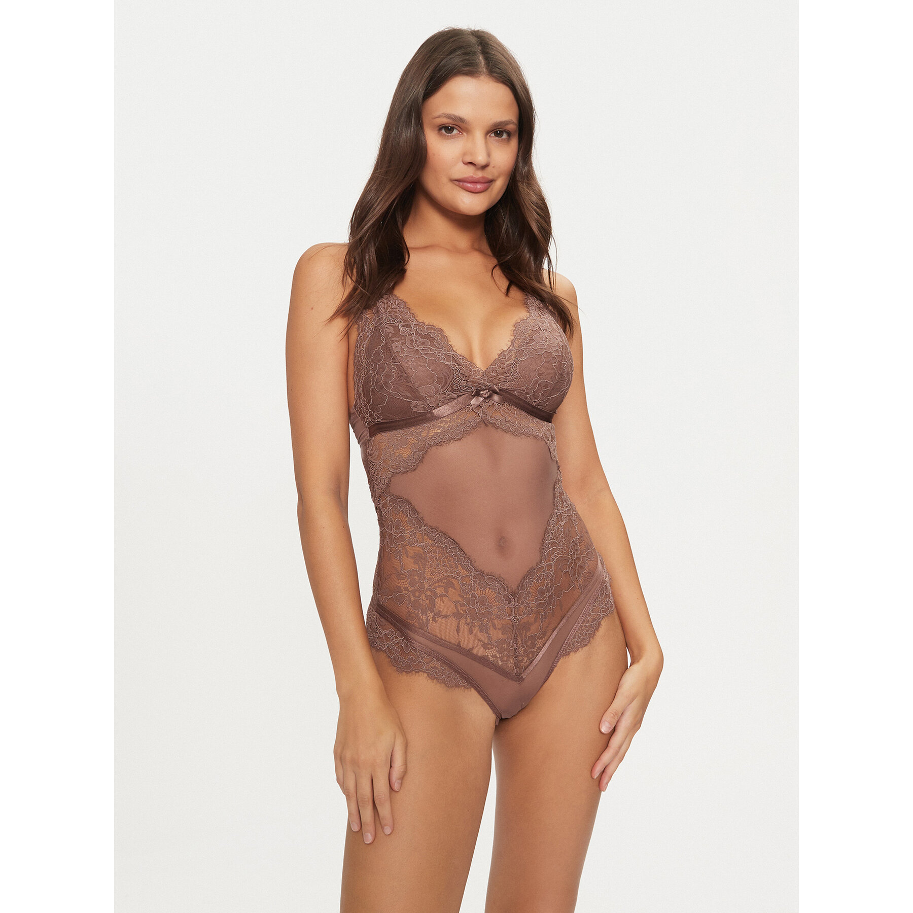 Hunkemöller Hunkemöller κορμάκι Arabella 300177 Καφέ