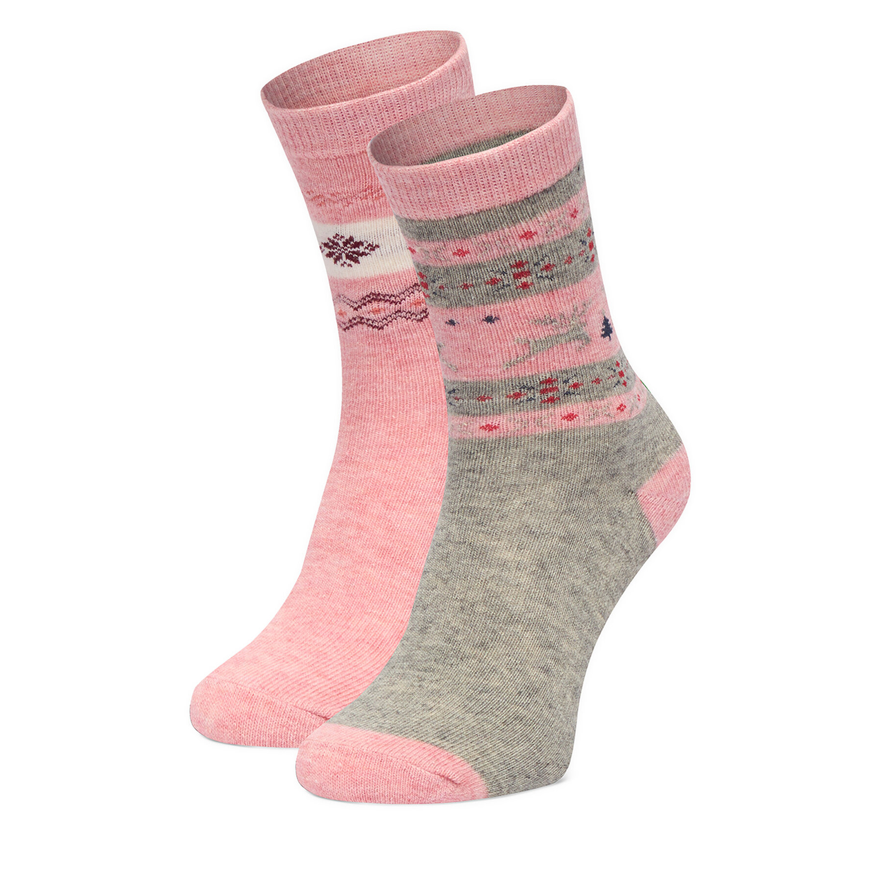 Garās zeķes GINO ROSSI CEO_BR_GR_001_W_AW25 (2 PACK) Rozā