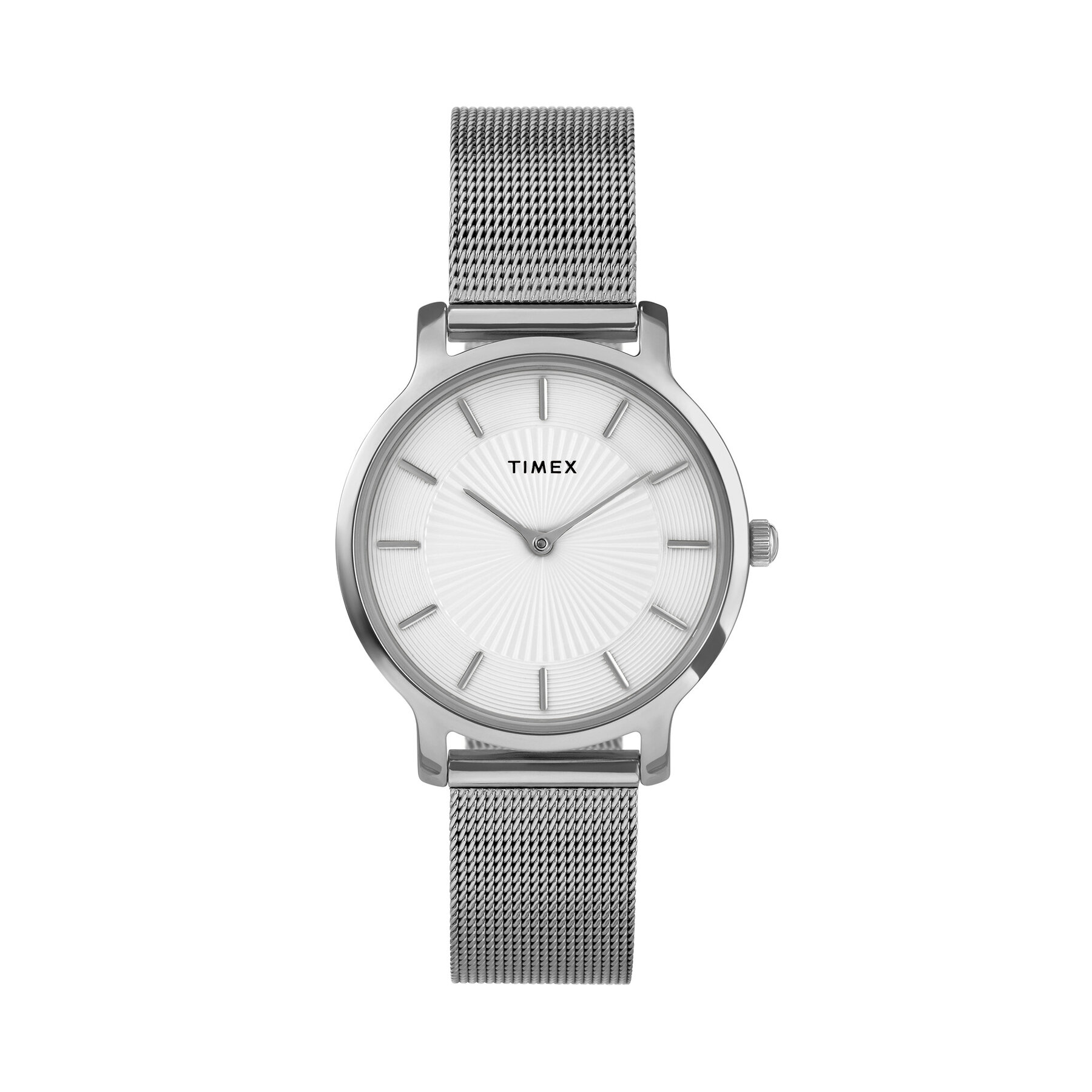 Hodinky Timex Transcend TW2Y10200 Strieborná