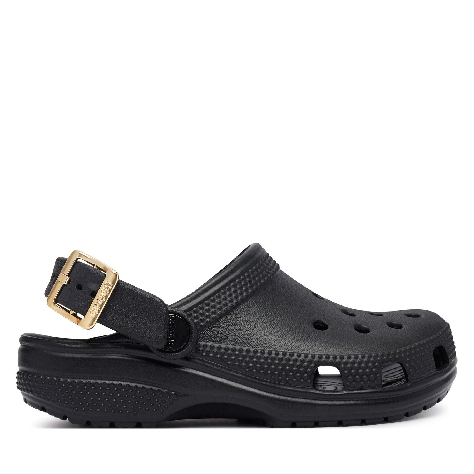 Natikači Crocs Classic Metallic Buckle Clog K 214228 Črna